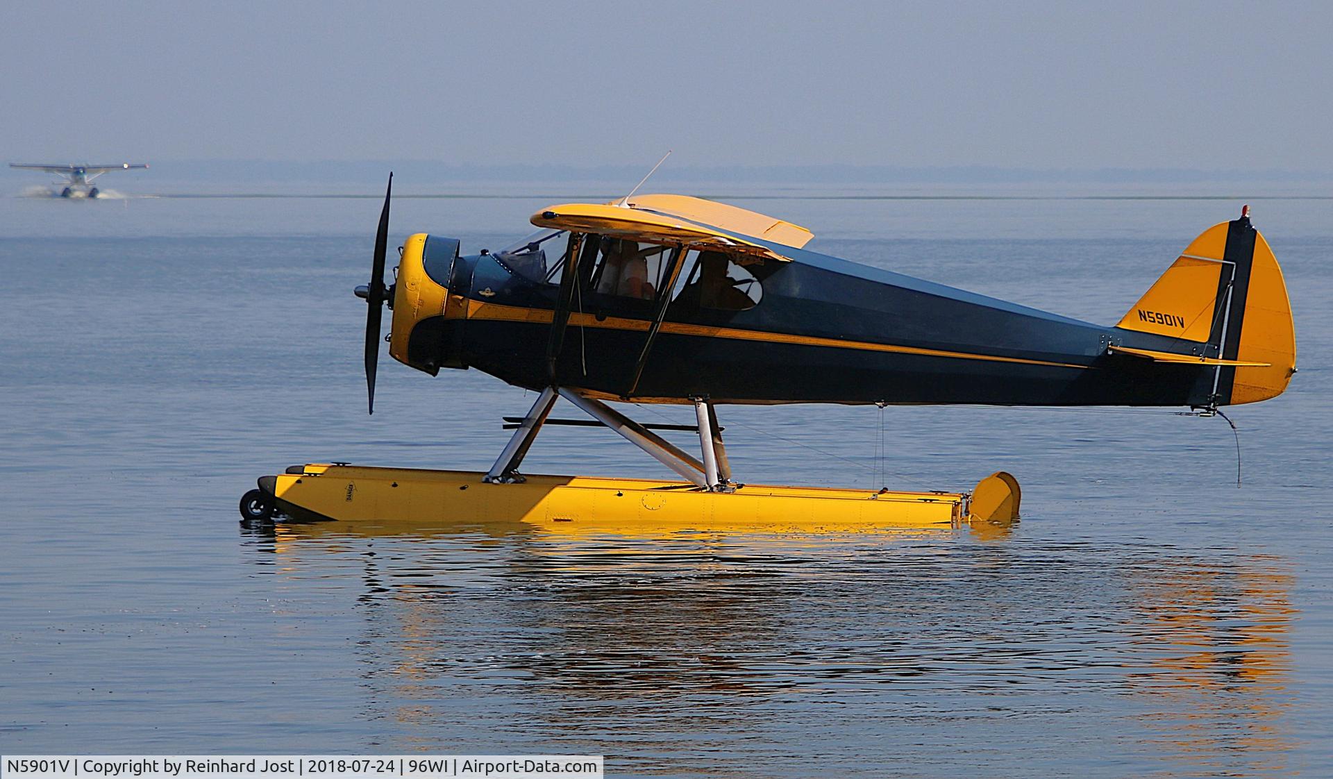 N5901V, 1969 Faust 3 C/N 301, In its element at Lake Winnebago during AirVenture 2018