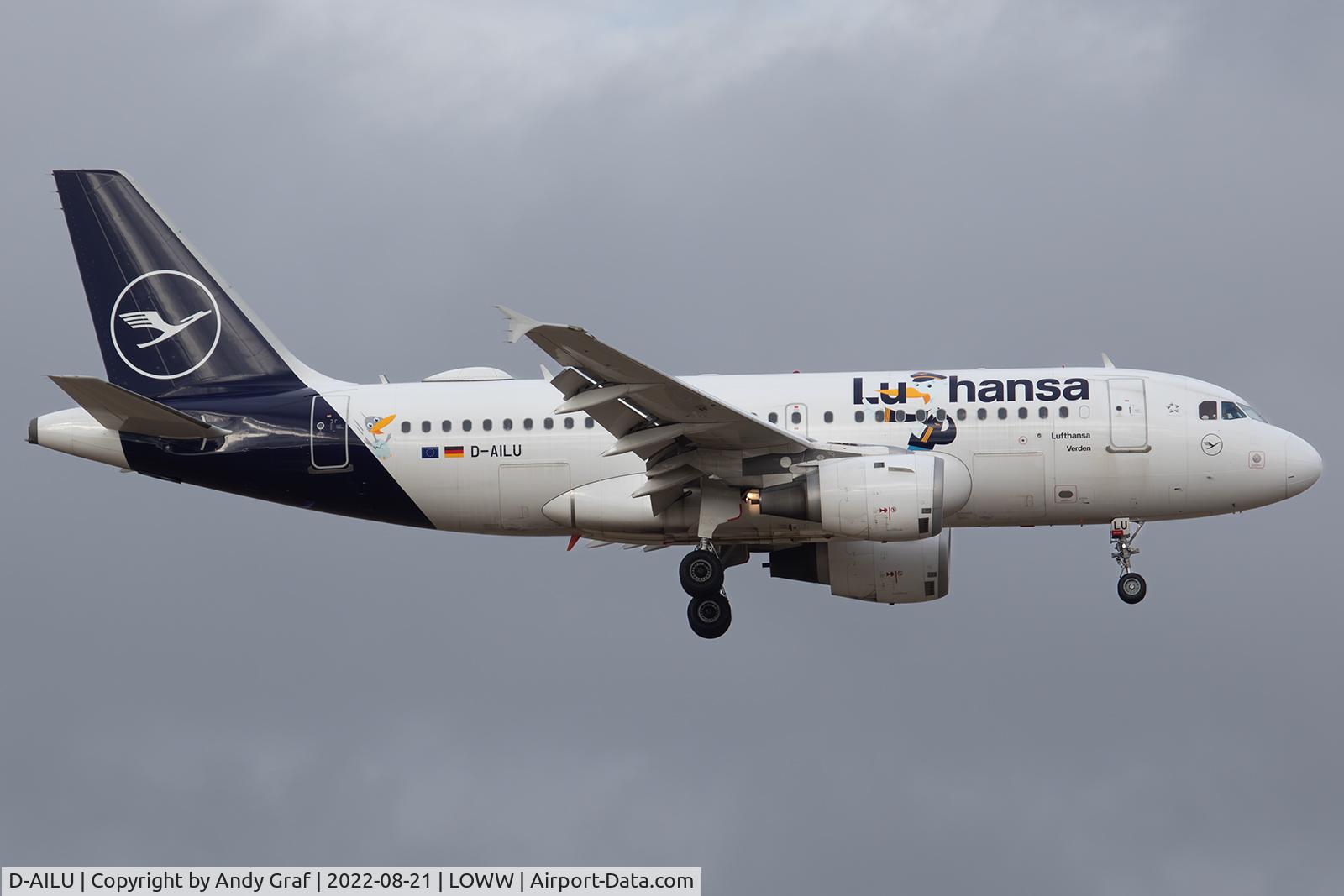 D-AILU, 1997 Airbus A319-114 C/N 744, Lufthansa A319