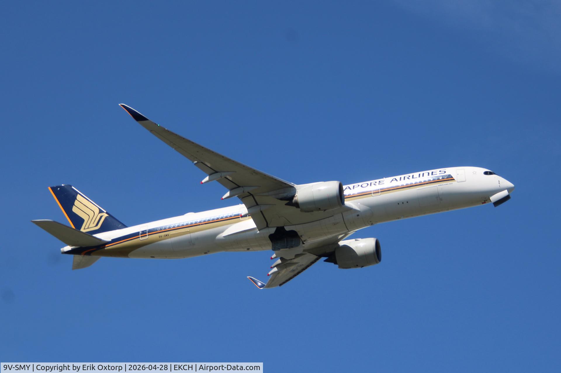 9V-SMY, 2019 Airbus A350-941 C/N 344, 9V-SMY takeoff rw 04R