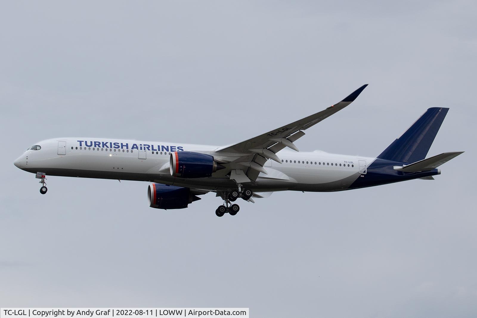 TC-LGL, 2021 Airbus A350-941 C/N 493, Turkish Airlines A350-900