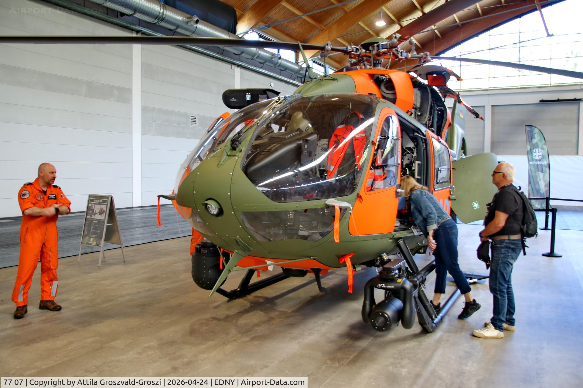 77 07, 2019 Airbus Helicopters H-145M (BK-117D-2) C/N 20274, EDNY - Bodensee Airport Friedrichshafen, Germany. AERO 2026
