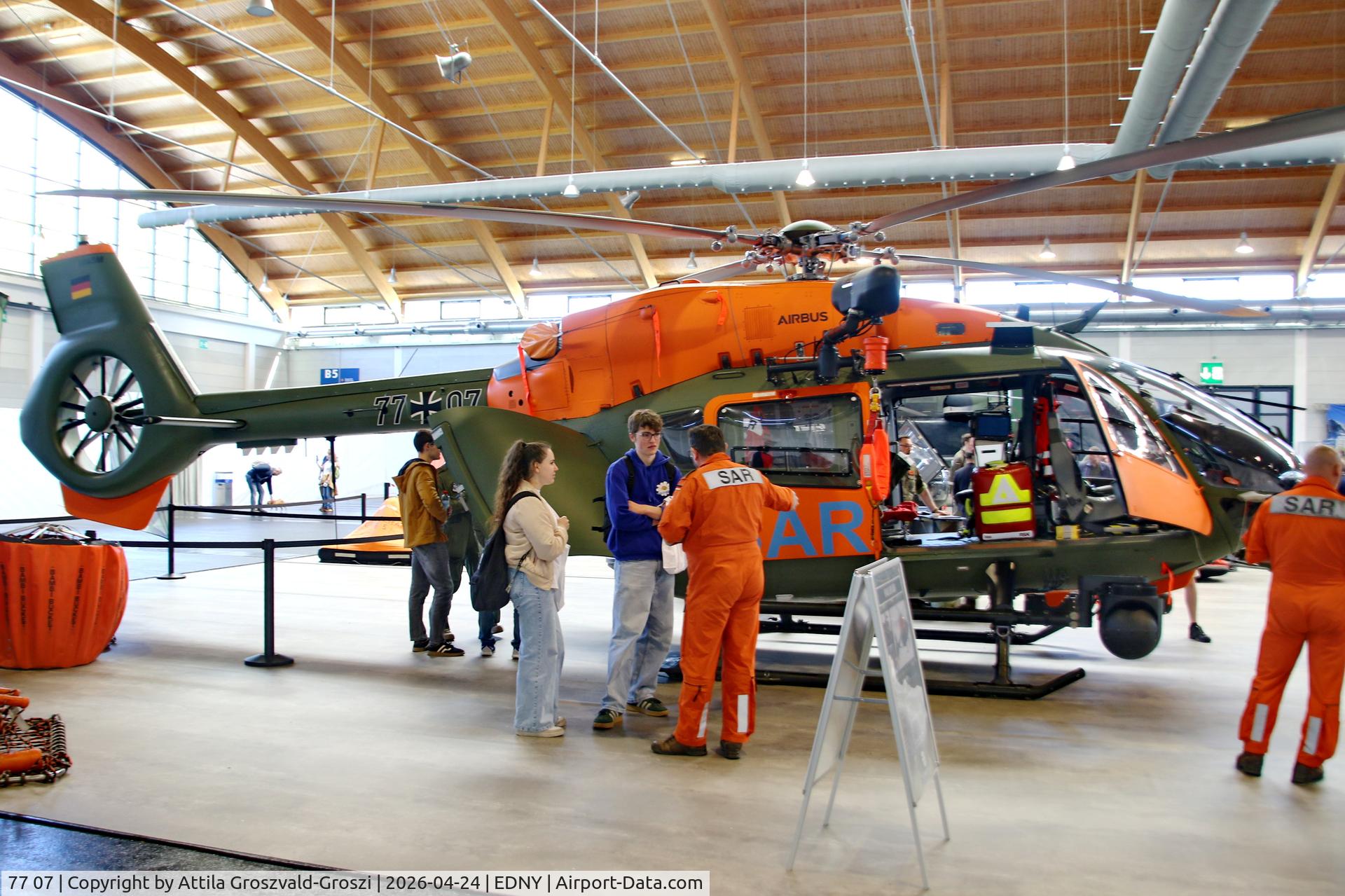 77 07, 2019 Airbus Helicopters H-145M (BK-117D-2) C/N 20274, EDNY - Bodensee Airport Friedrichshafen, Germany. AERO 2026