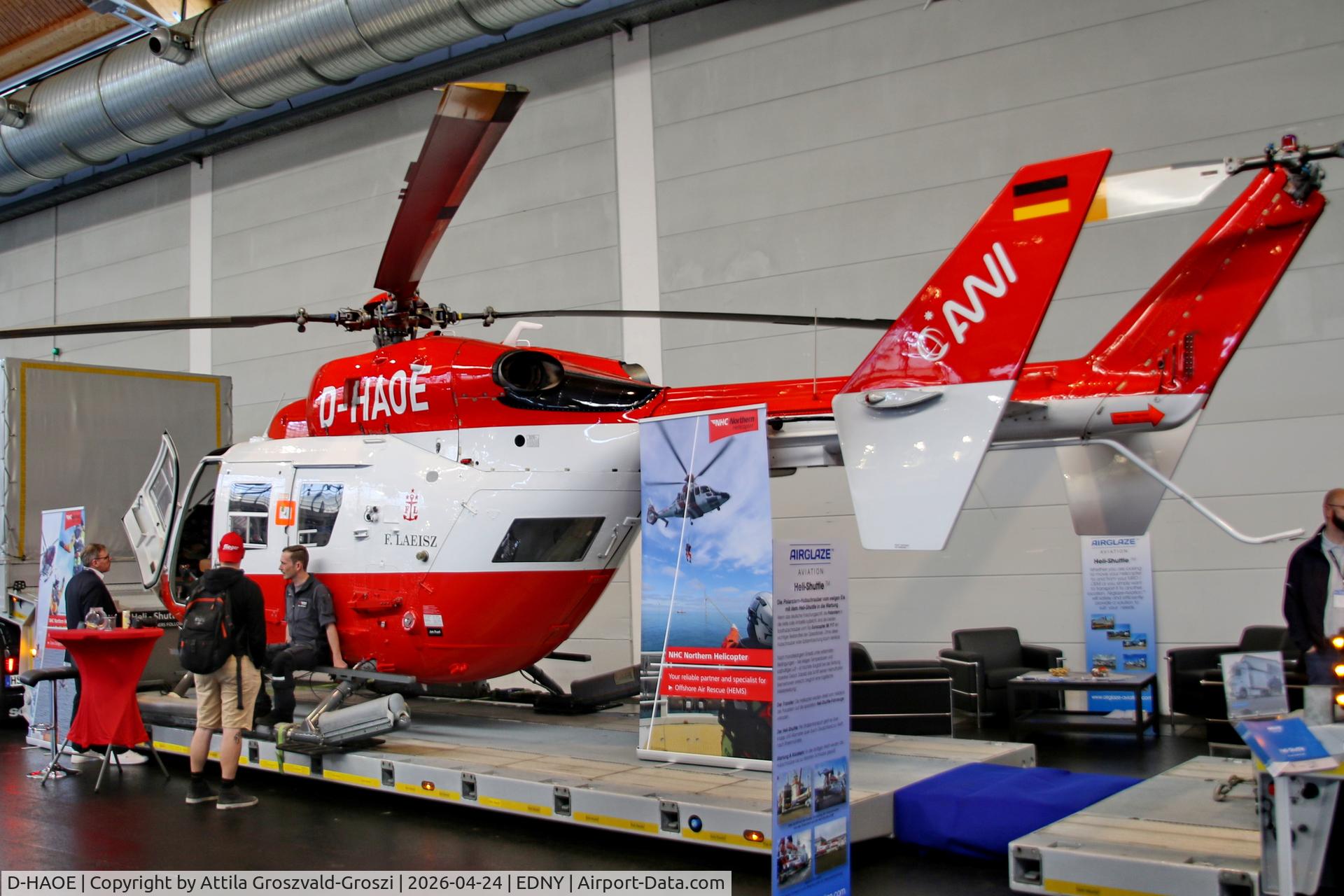 D-HAOE, Eurocopter-Kawasaki BK-117C-1 C/N 7540, EDNY - Bodensee Airport Friedrichshafen, Germany. AERO 2026