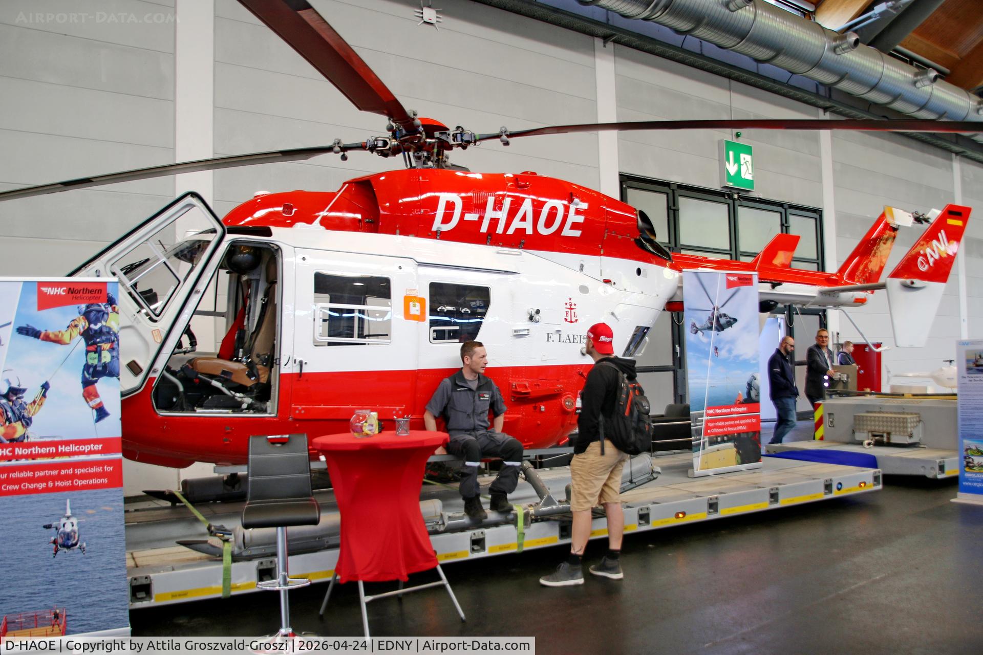 D-HAOE, Eurocopter-Kawasaki BK-117C-1 C/N 7540, EDNY - Bodensee Airport Friedrichshafen, Germany. AERO 2026