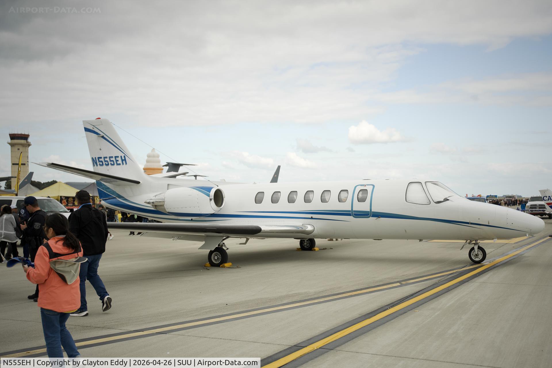 N555EH, Cessna 560 C/N 560-0162, Travis AFB airshow in California 2026