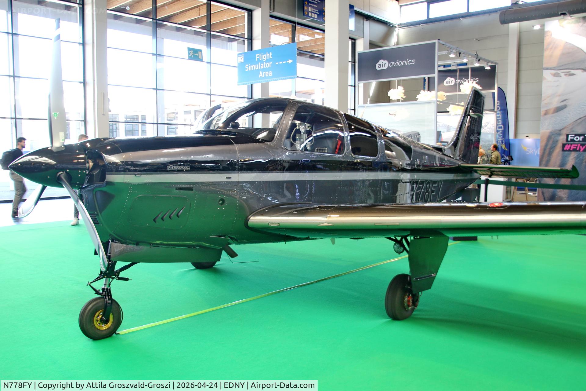N778FY, 1987 Beech F33A Bonanza Bonanza C/N CE-1148, EDNY - Bodensee Airport Friedrichshafen, Germany. AERO 2026
