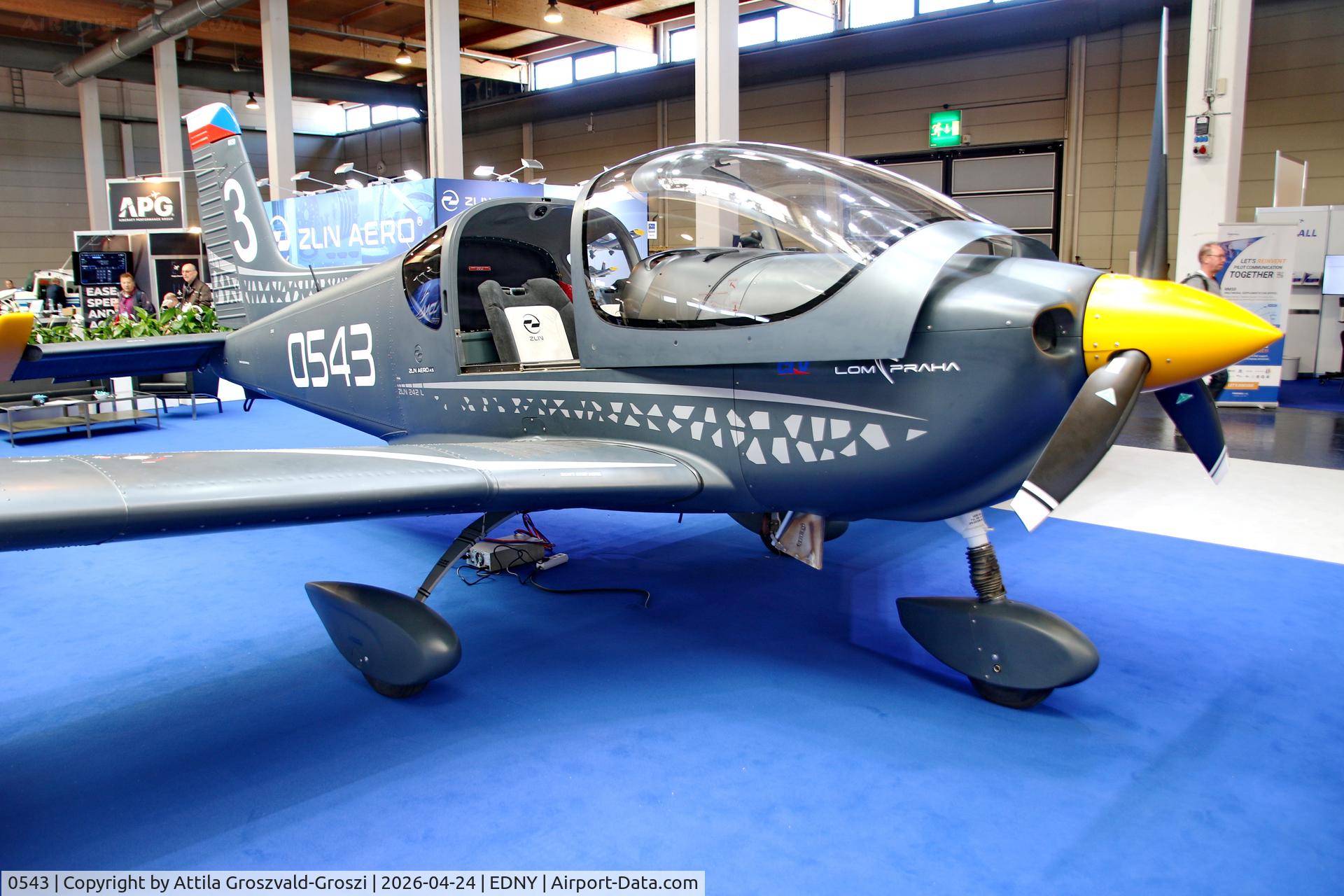 0543, Zlin Z-242L ZEUS C/N 0858, EDNY - Bodensee Airport Friedrichshafen, Germany. AERO 2026