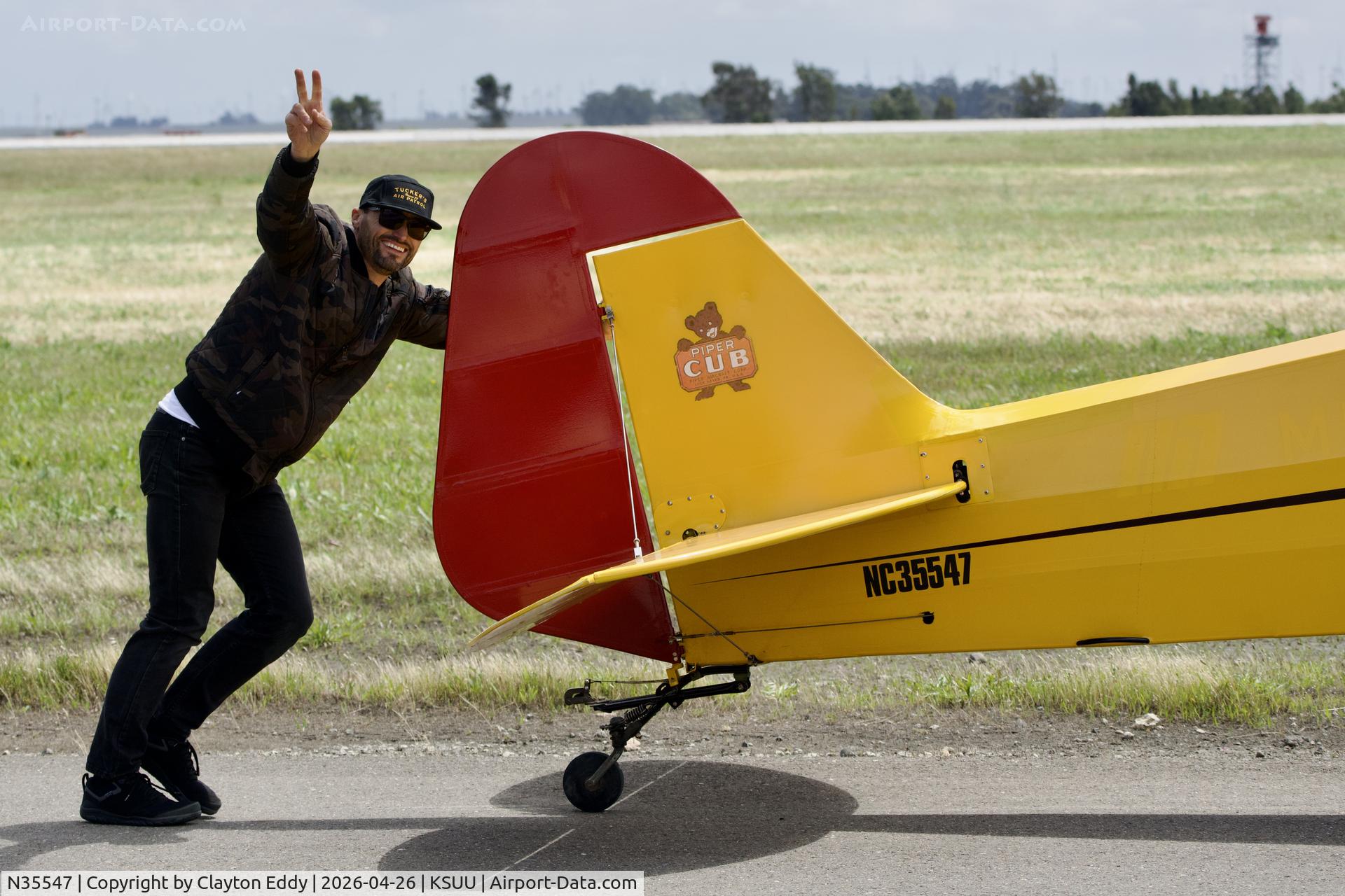 N35547, 1941 Piper J3C-65 Cub C/N 6452, Travis AFB airshow in California 2026