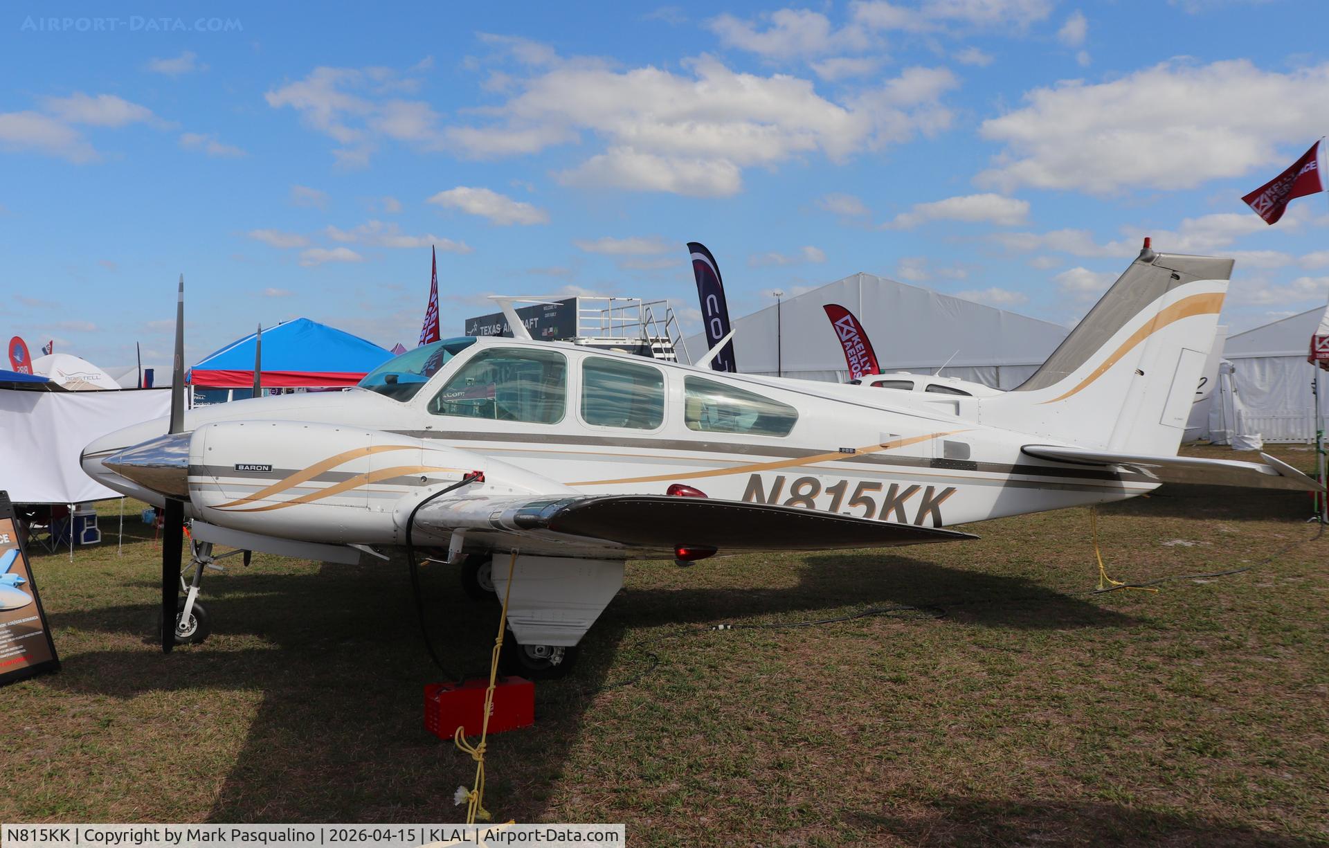 N815KK, 1973 Beech 95-B55 (T42A) Baron C/N TC-1521, Beech B55