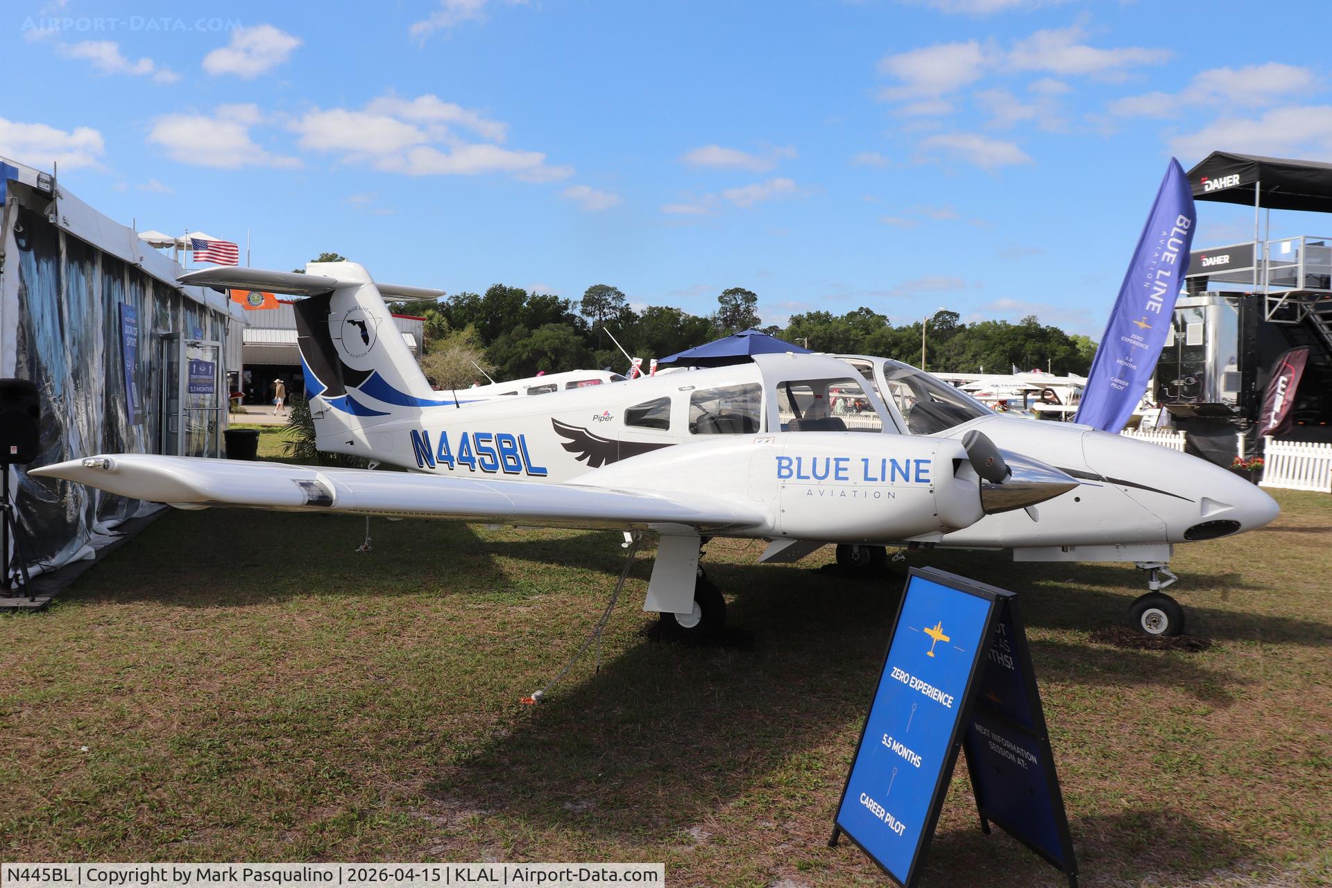 N445BL, 2025 Piper PA-44-180 Seminole C/N 4496599, Piper PA-44-180