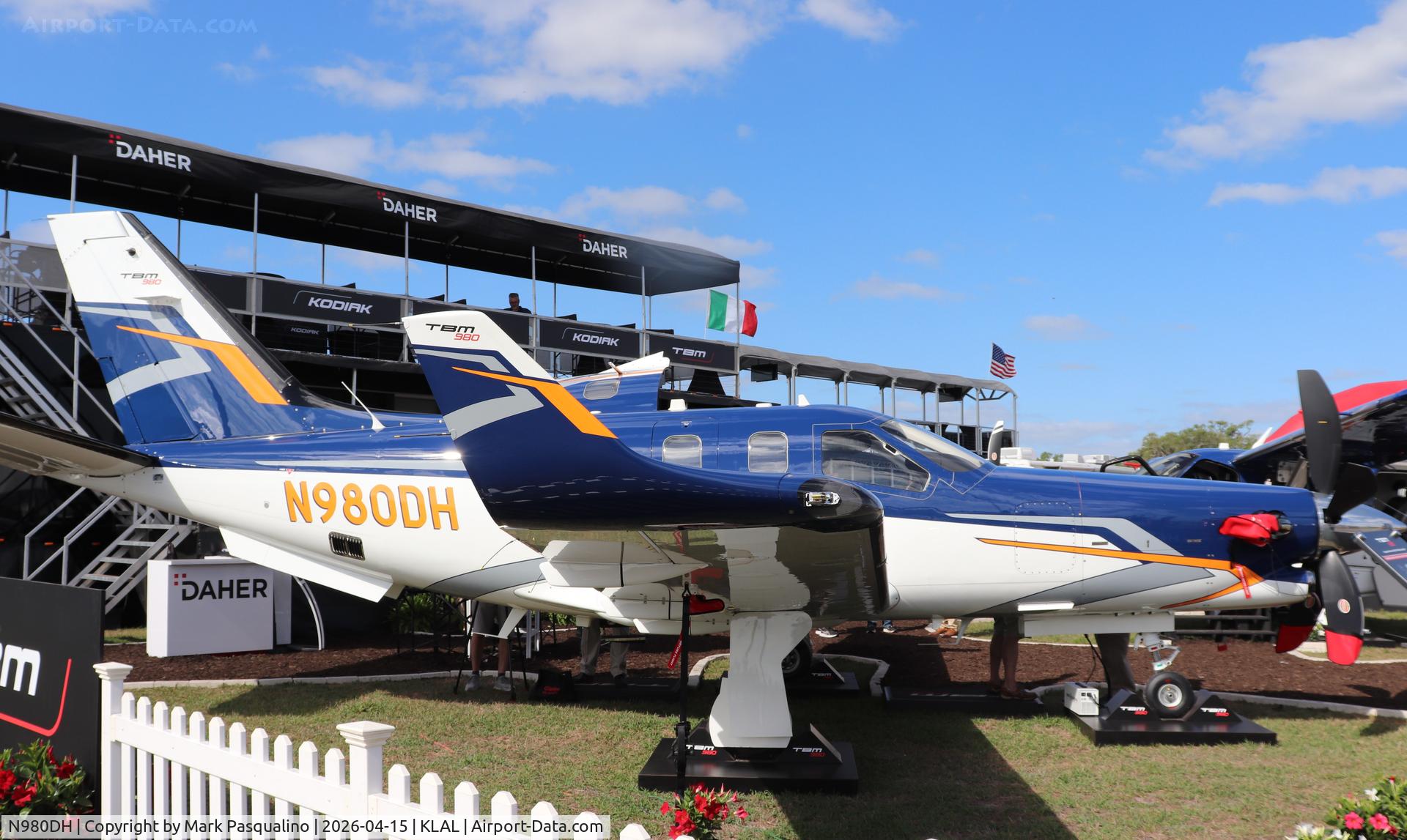 N980DH, 2026 Daher TBM-980 C/N 1630, Daher TBM-980