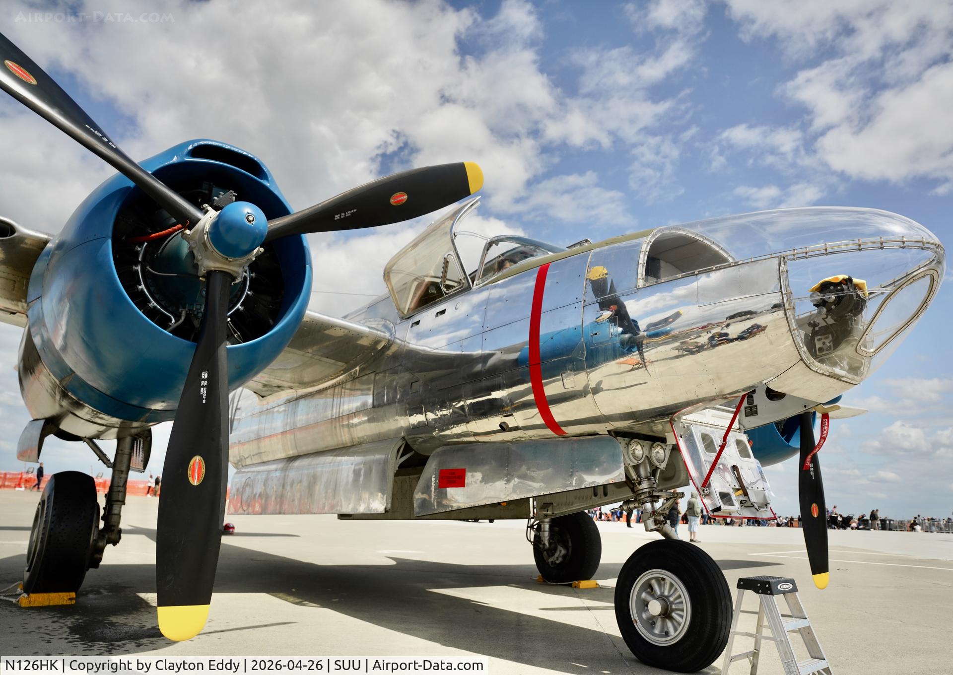 N126HK, 1944 Douglas A-26C Invader C/N 29067, Travis AFB airport in California 2026