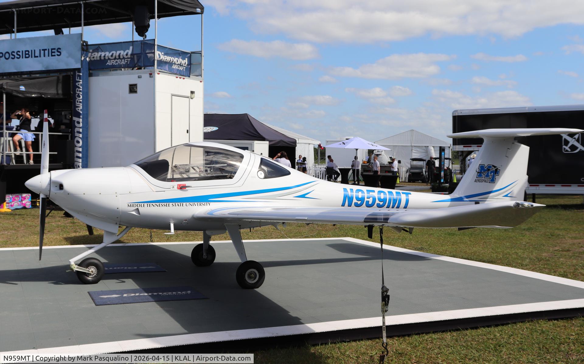 N959MT, 2026 Diamond DA20-C1 C/N C0791, Diamond DA20-C1