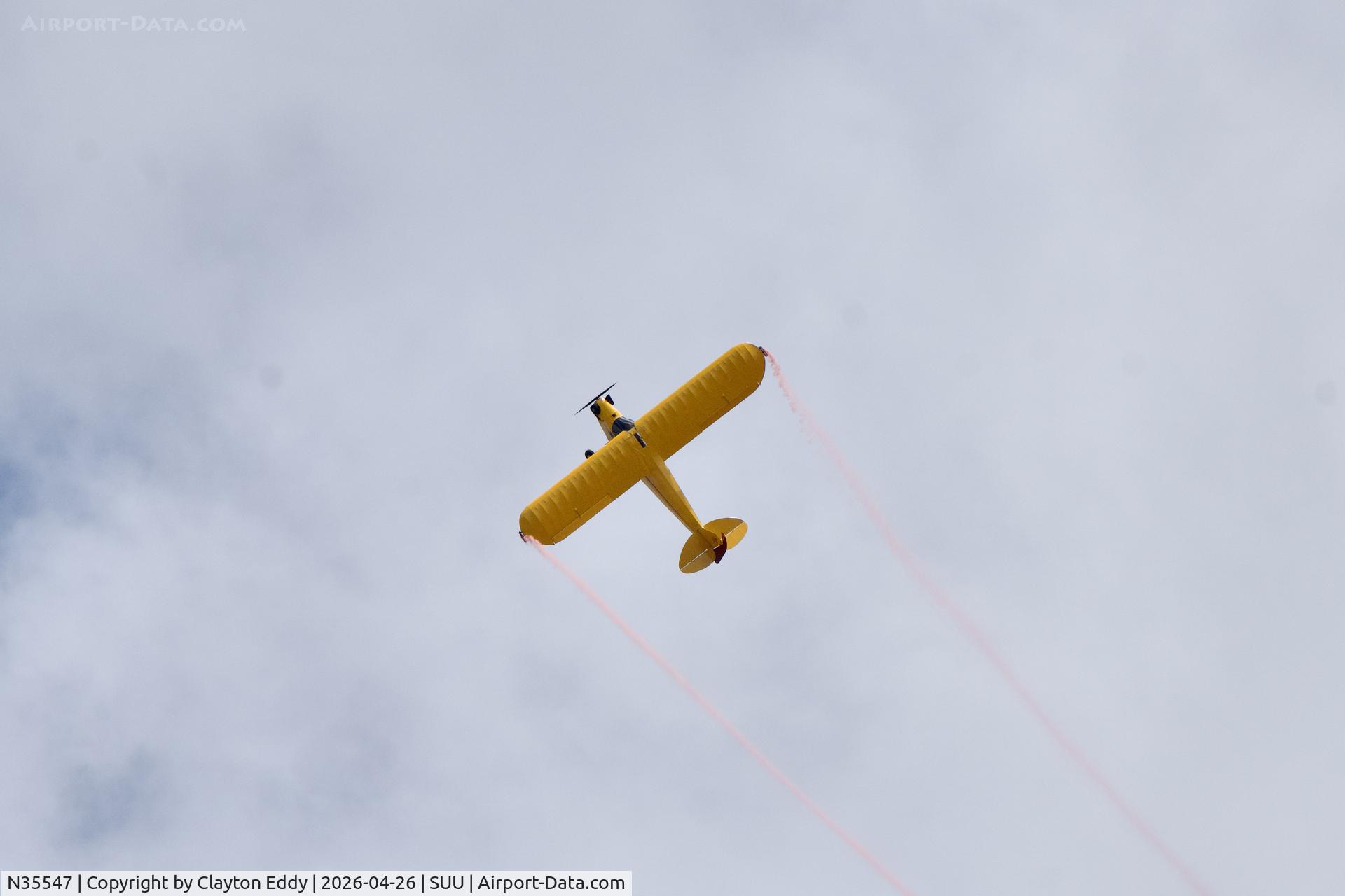 N35547, 1941 Piper J3C-65 Cub C/N 6452, Travis AFB airshow in California 2026