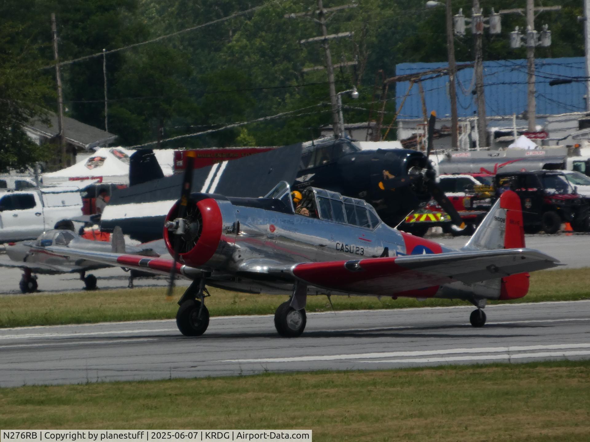 N276RB, 1940 North American AT-6D Texan C/N 122-41944, 2025 WWII Weekend