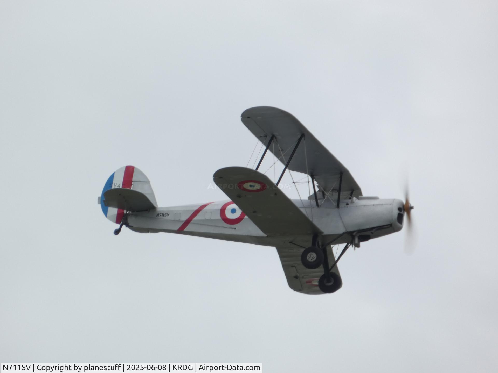 N711SV, 1973 Stampe-Vertongen SV-4C Replica C/N 711EBS, 2025 WWII Weekend