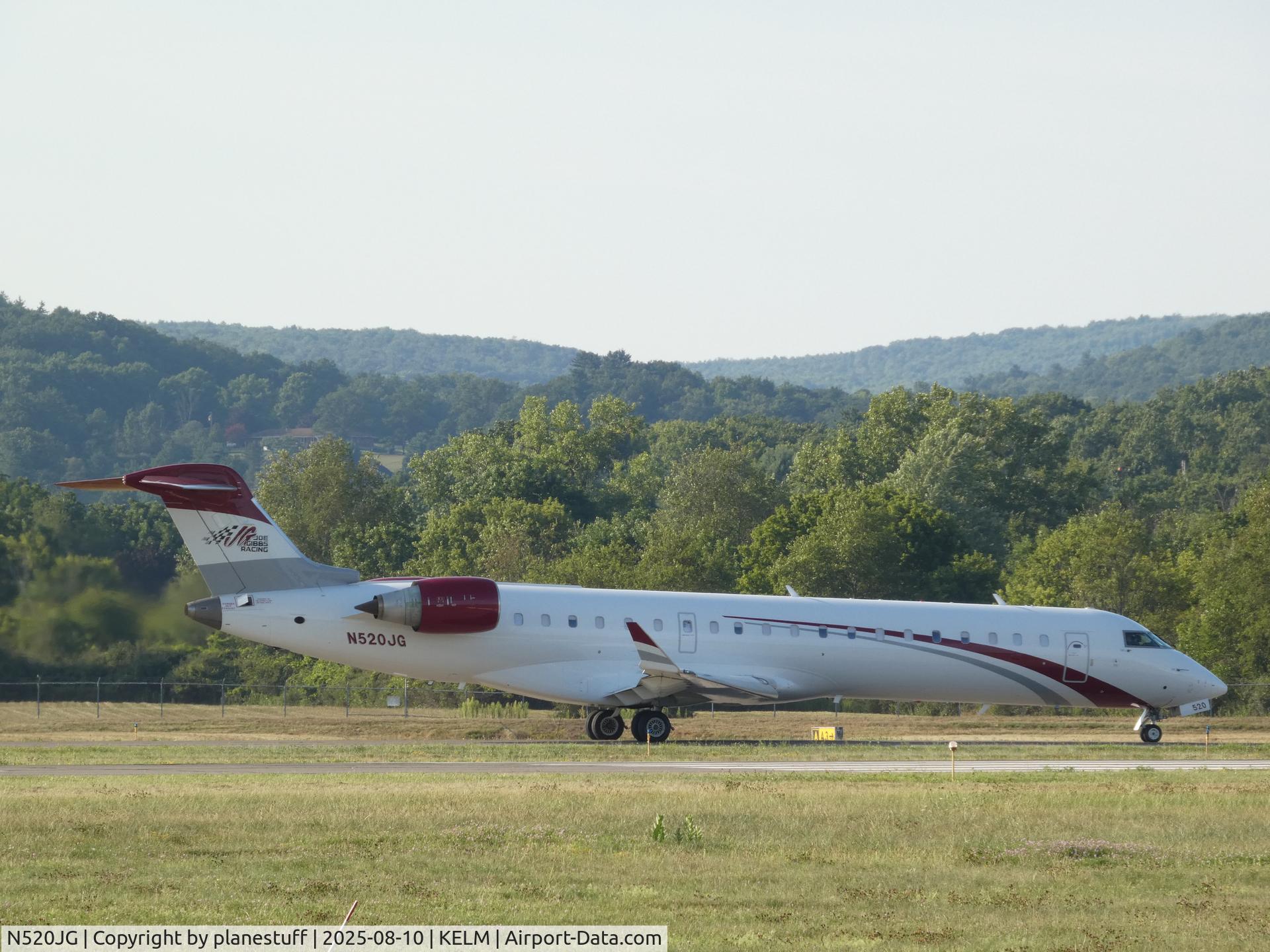 N520JG, 2002 Bombardier CRJ-701ER (CL-600-2C10) Regional Jet C/N 10052, ELM Spotting
