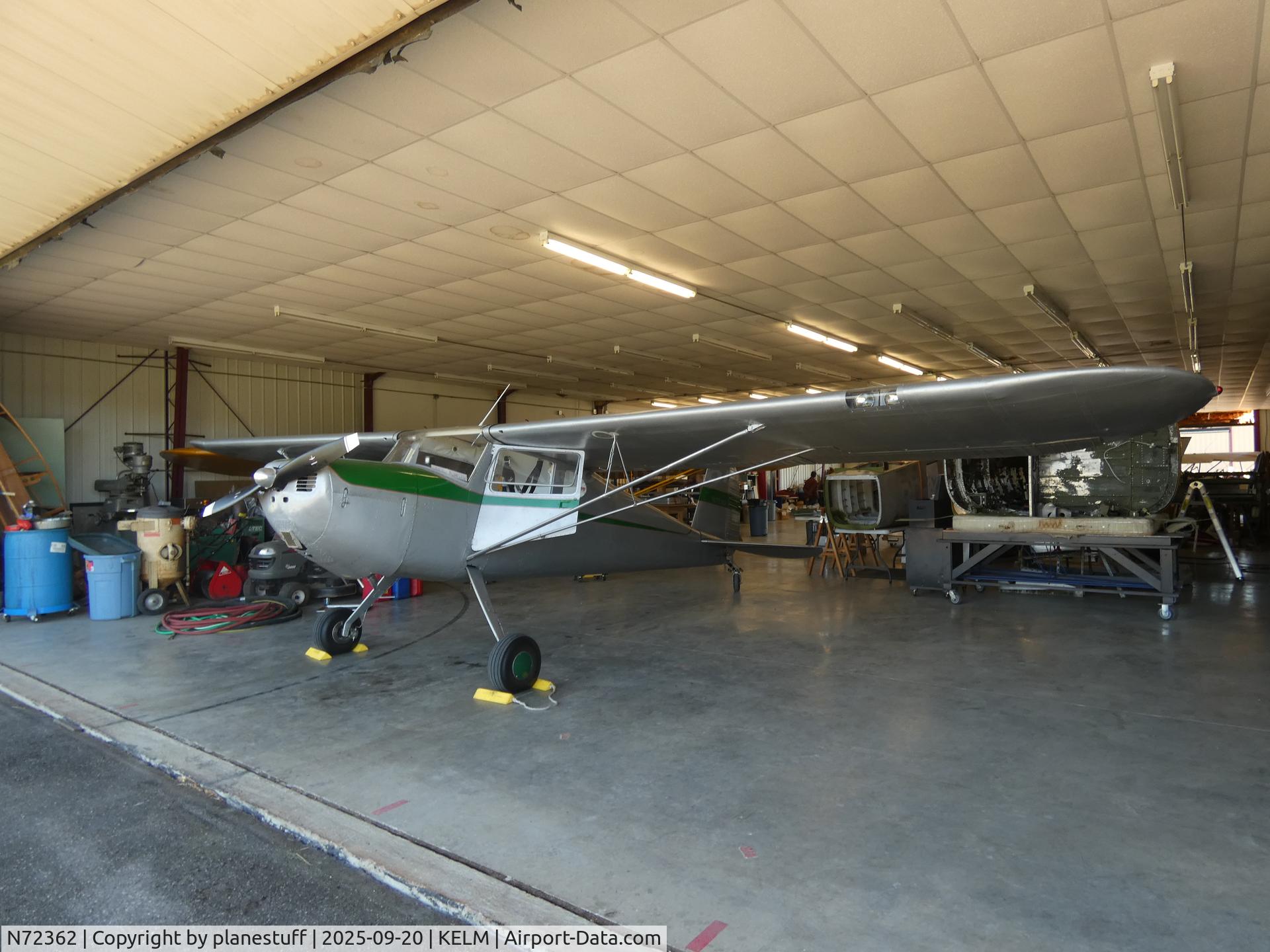 N72362, 1946 Cessna 140 C/N 9548, ELM Spotting