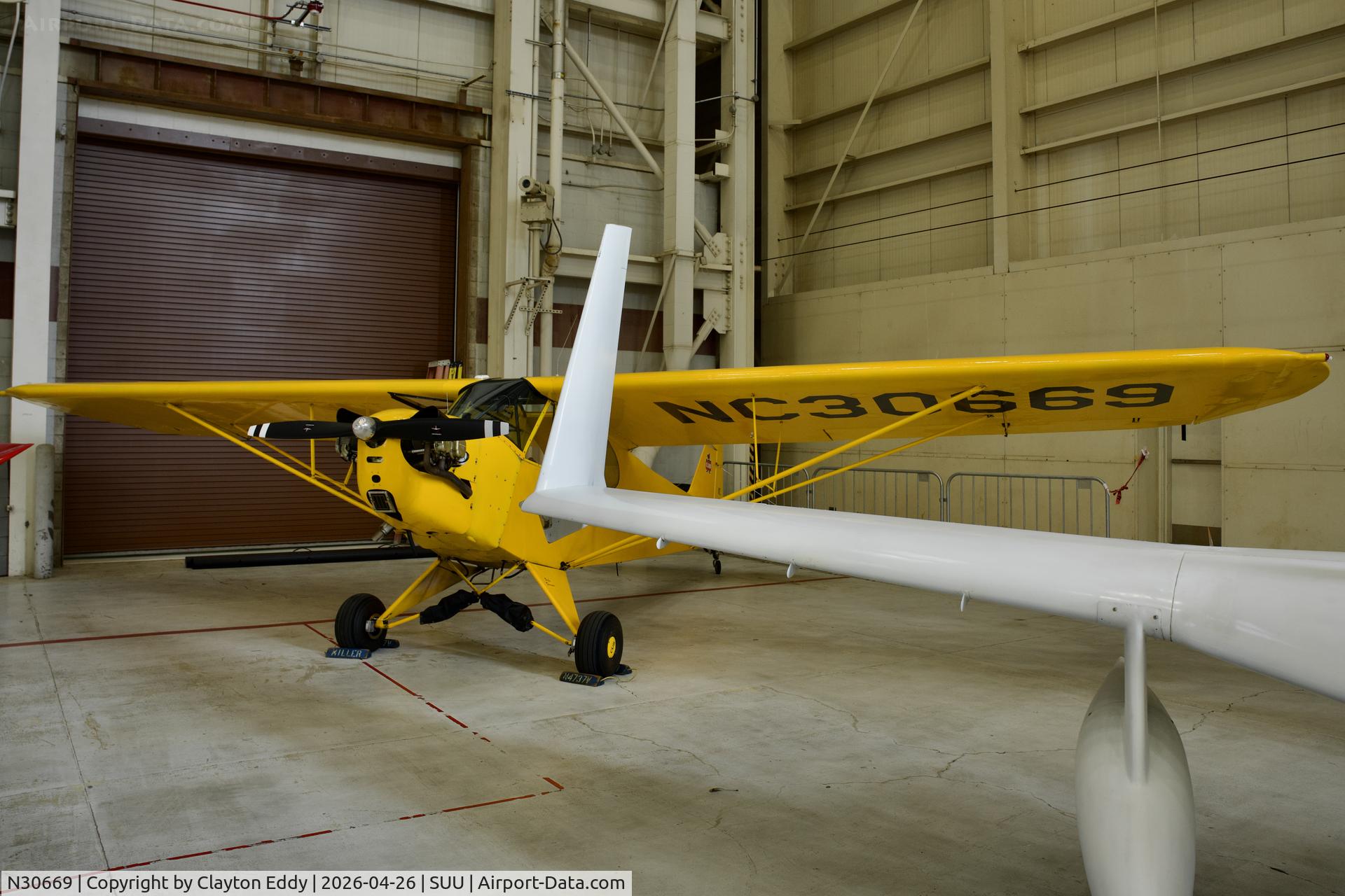 N30669, 1940 Piper J3C-65 Cub C/N 5009, Travis AFB airshow in California 2026