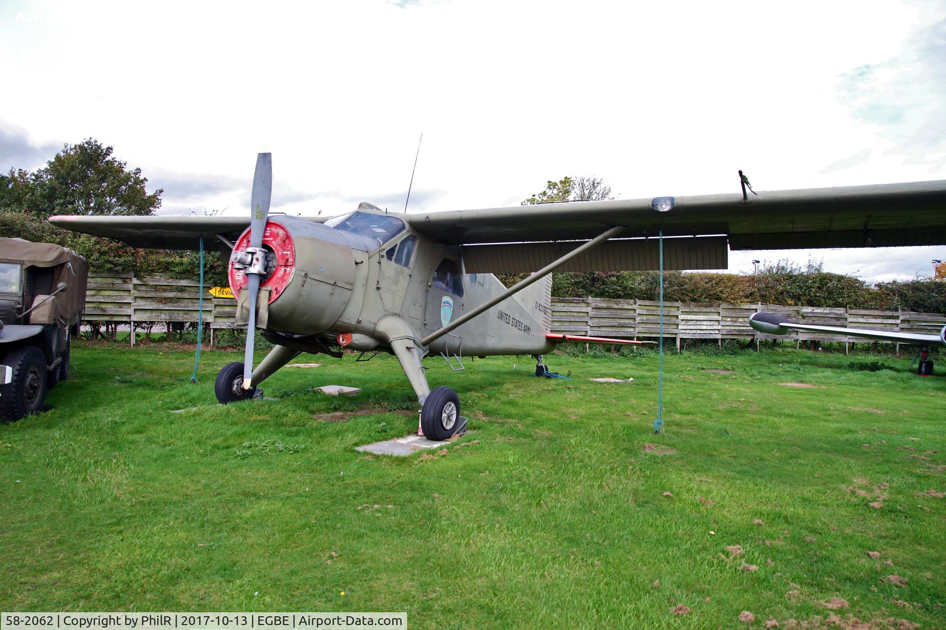 58-2062, 1958 De Havilland Canada U-6A Beaver C/N 1394, 58-2062 1958 DHC U-6A Beaver US Army MAM Coventry 
