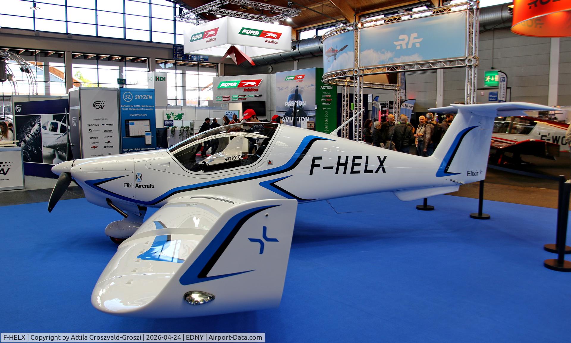 F-HELX, Elixir Aircraft Elixir C/N 002, EDNY - Bodensee Airport Friedrichshafen, Germany. AERO 2026