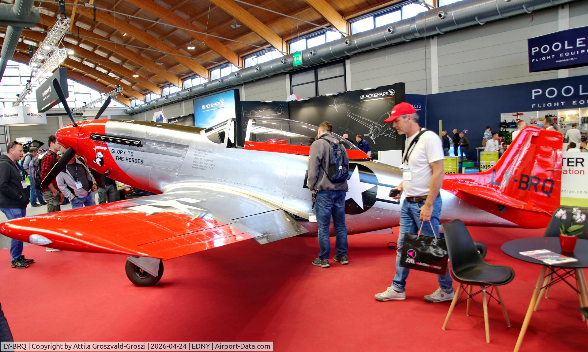 LY-BRQ, 2025 ScaleWings SW-51 Mustang C/N SW-51-026, EDNY - Bodensee Airport Friedrichshafen, Germany. AERO 2026