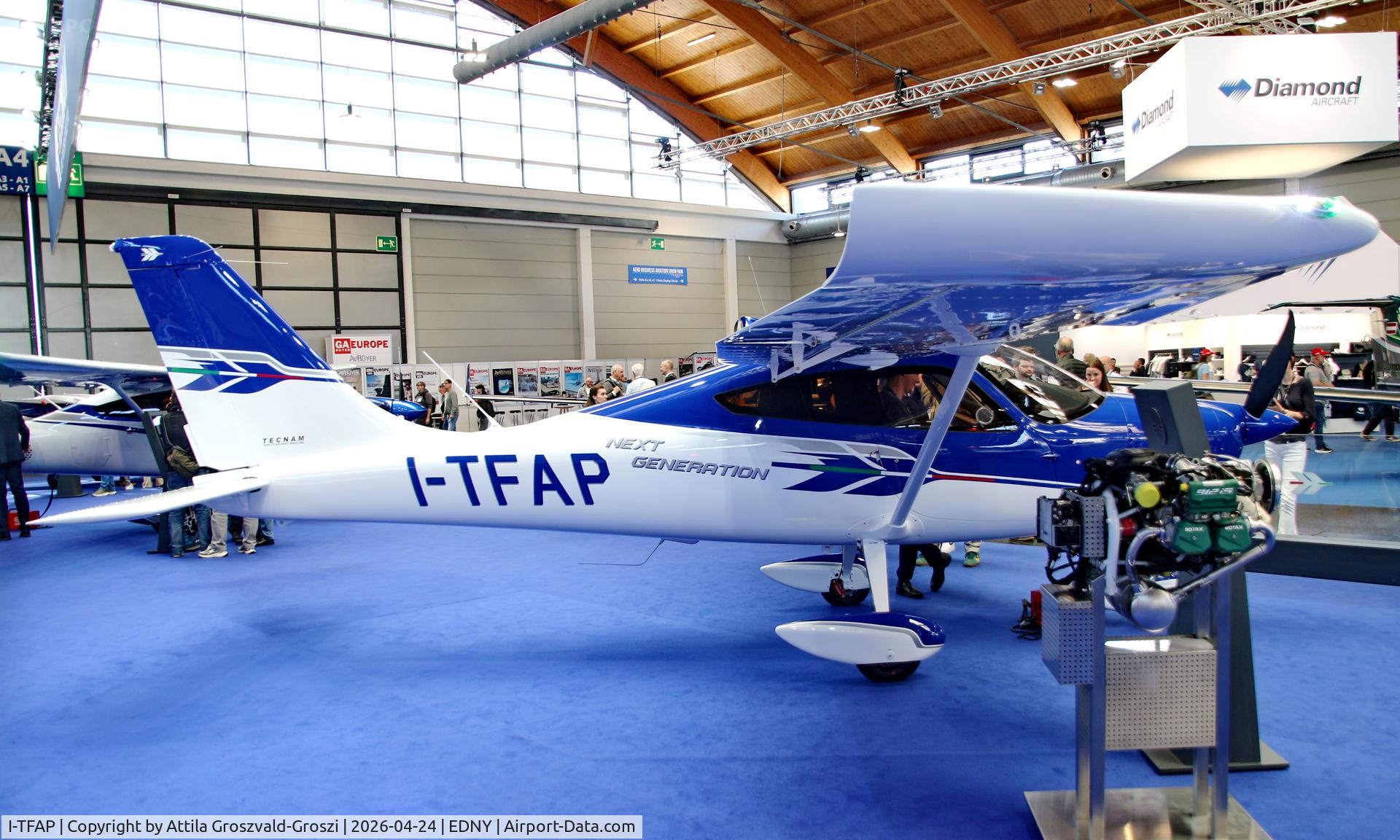 I-TFAP, Tecnam P2008 JC MG, EDNY - Bodensee Airport Friedrichshafen, Germany. AERO 2026