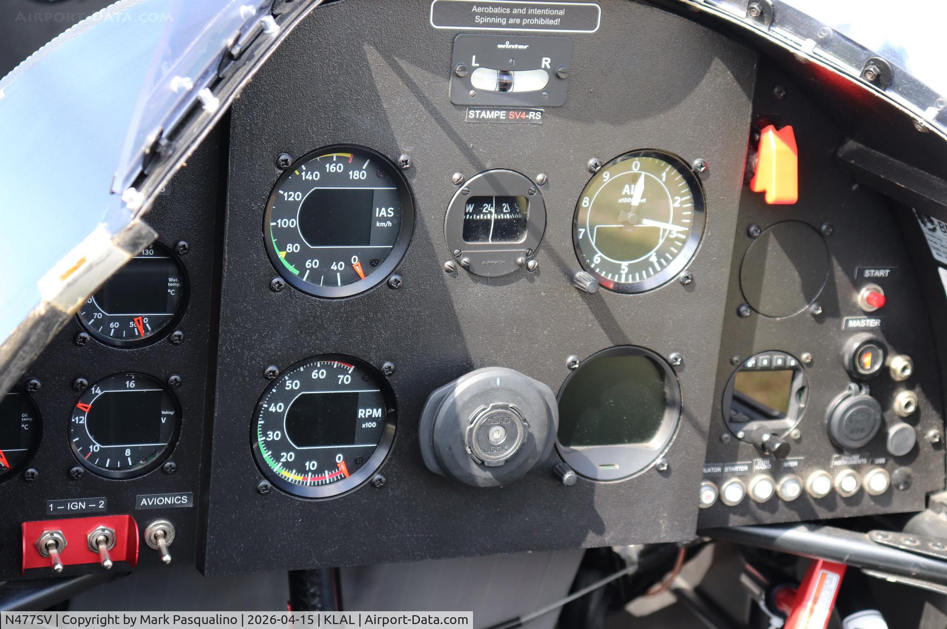 N477SV, JMB Aircraft Stampe SV4-RS (Replica) C/N 077, Stampe SV4-RS (Replica)