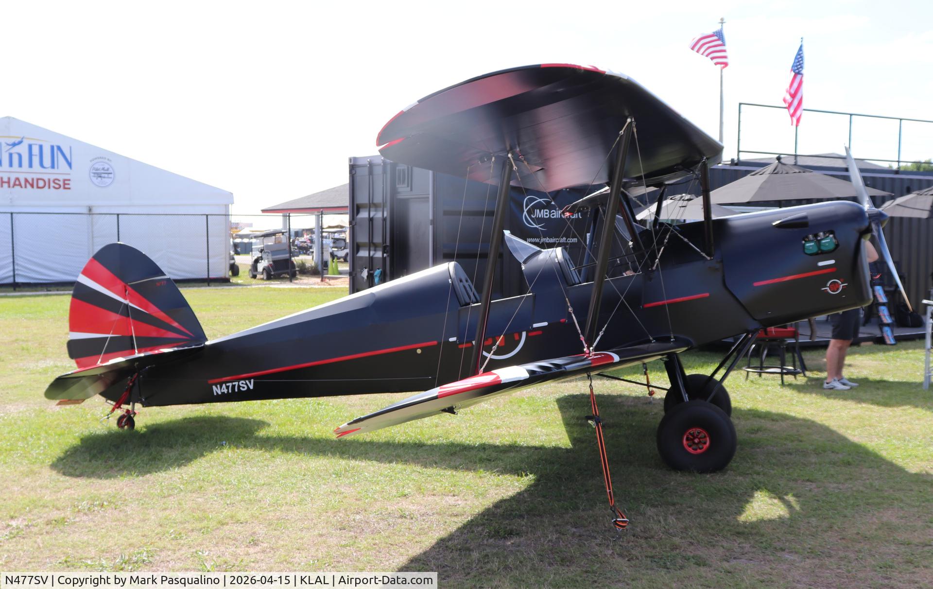 N477SV, JMB Aircraft Stampe SV4-RS (Replica) C/N 077, Stampe SV4-RS (Replica)
