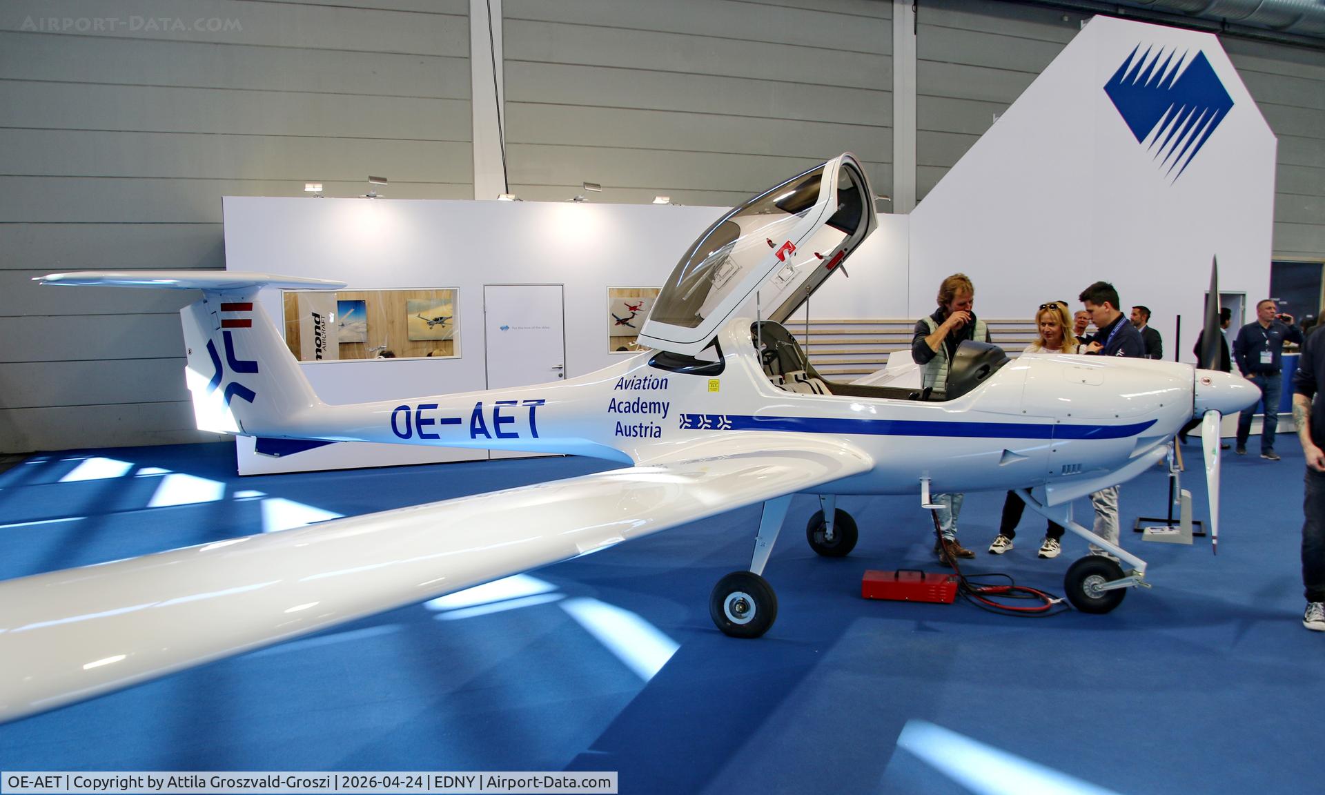 OE-AET, Diamond DV-20E Katana C/N 20.E010, EDNY - Bodensee Airport Friedrichshafen, Germany. AERO 2026