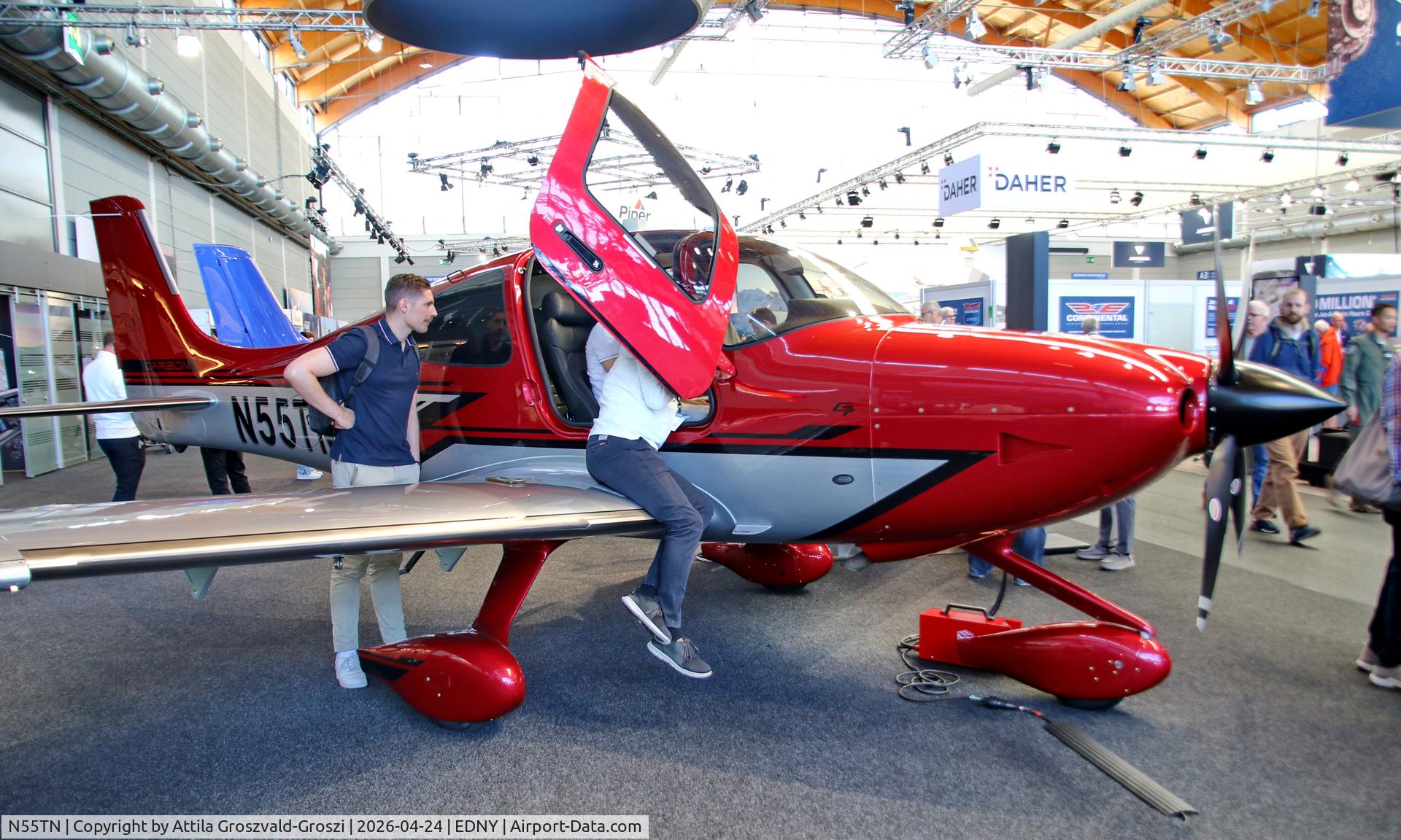N55TN, 2026 Cirrus SR22T G7 C/N 11120, EDNY - Bodensee Airport Friedrichshafen, Germany. AERO 2026