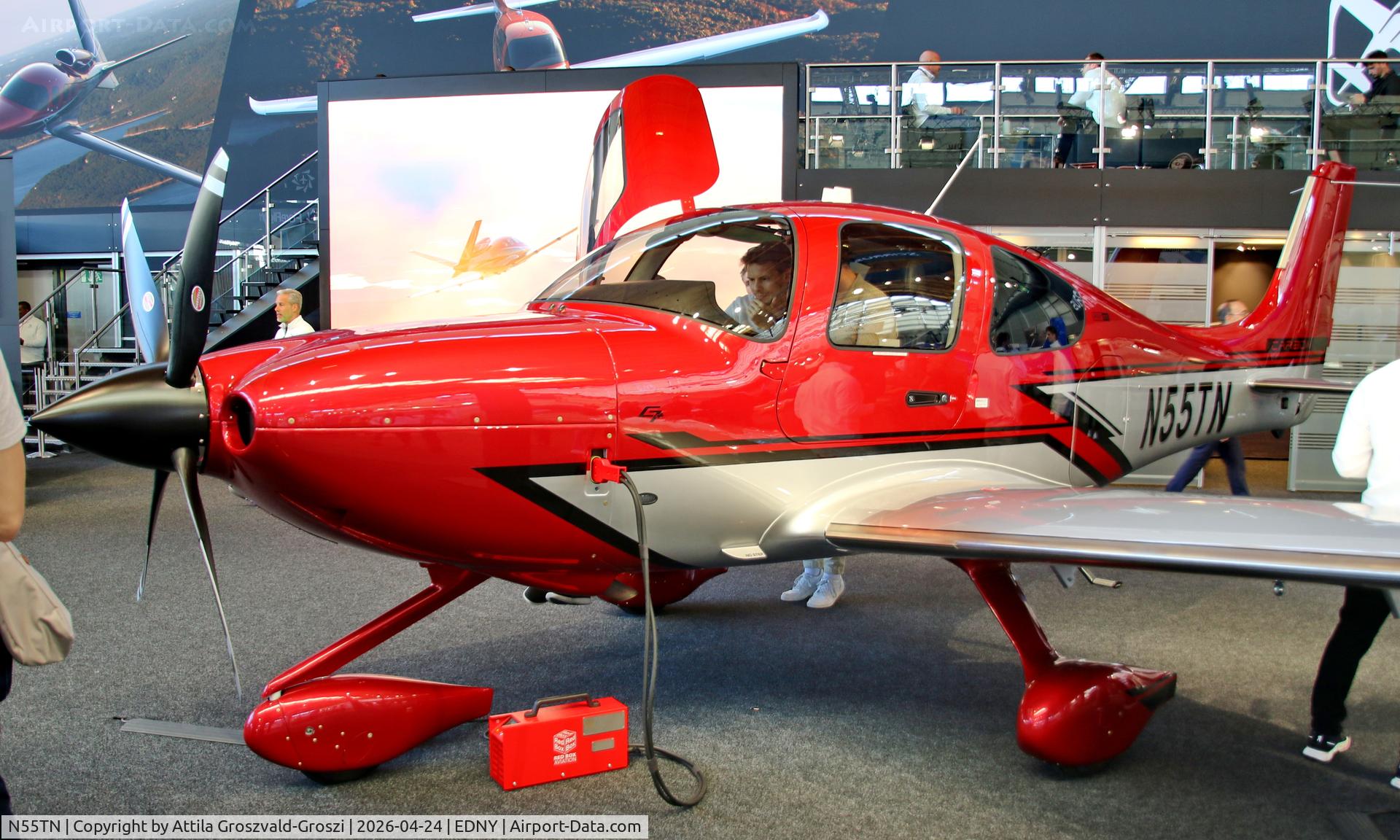 N55TN, 2026 Cirrus SR22T G7 C/N 11120, EDNY - Bodensee Airport Friedrichshafen, Germany. AERO 2026