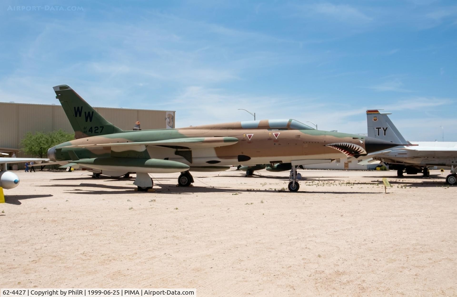62-4427, Republic F-105G Thunderchief C/N F16, 62-4427 1962 Republic F-105G Thunderchief USAF Pima 
