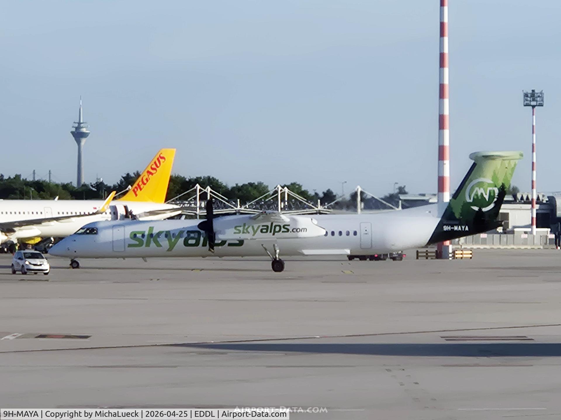 9H-MAYA, 2009 De Havilland Canada DHC-8-402Q Dash 8 C/N 4248, At Lohausen