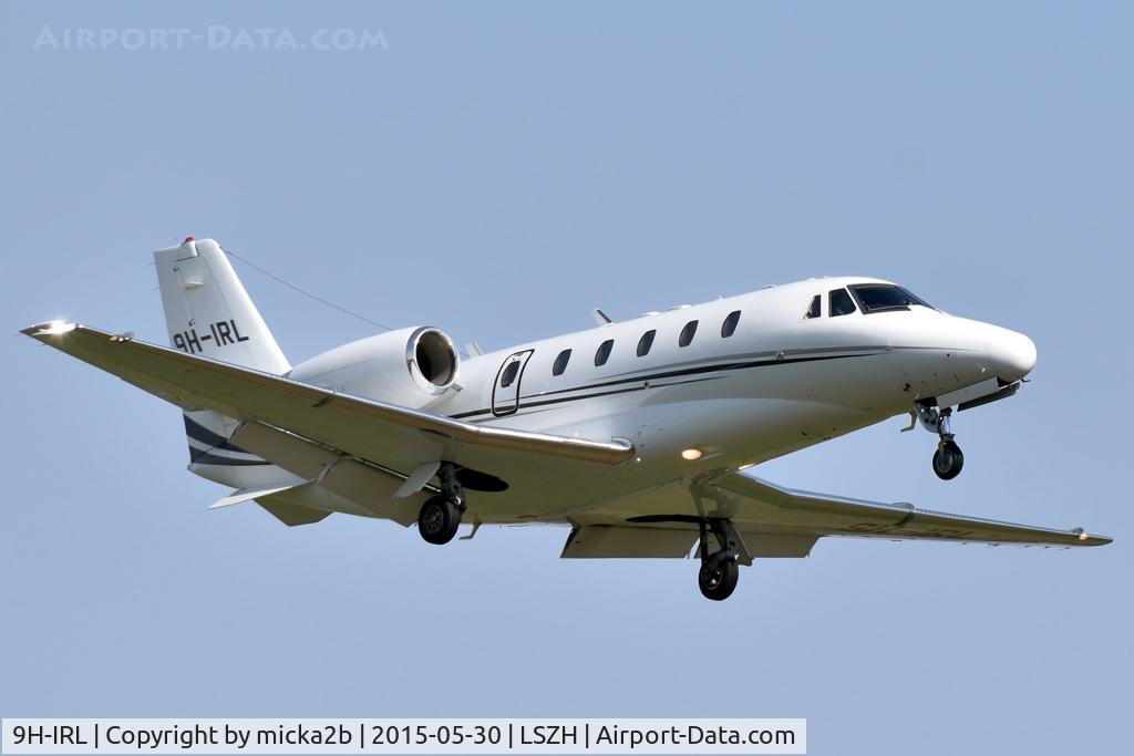 9H-IRL, 2002 Cessna 560XL Citation Excel C/N 560-5228, Landing