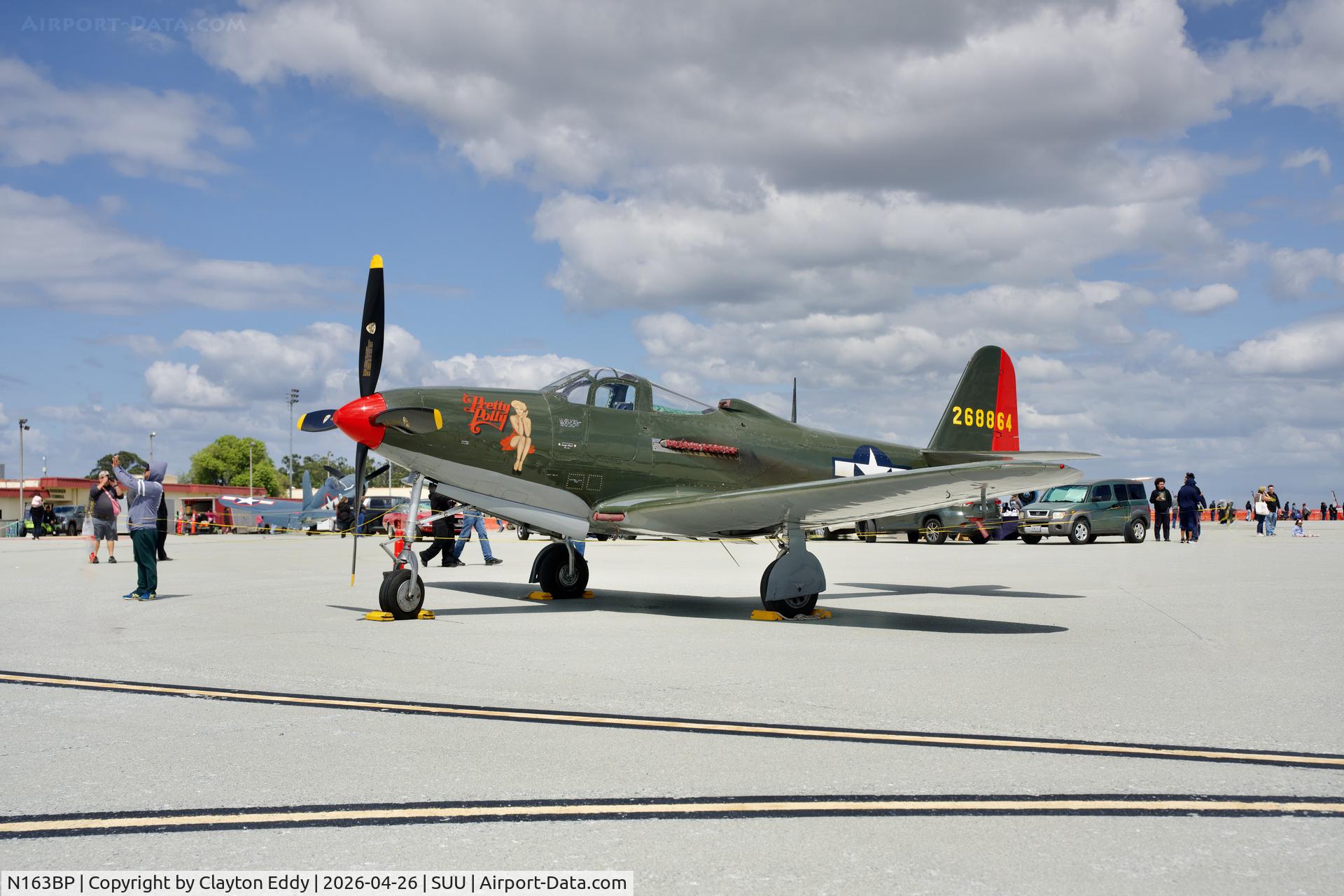 N163BP, 1945 Bell P-63C Kingcobra C/N 091263RP, Wings Over Solano Airshow Travis AFB in California 2026