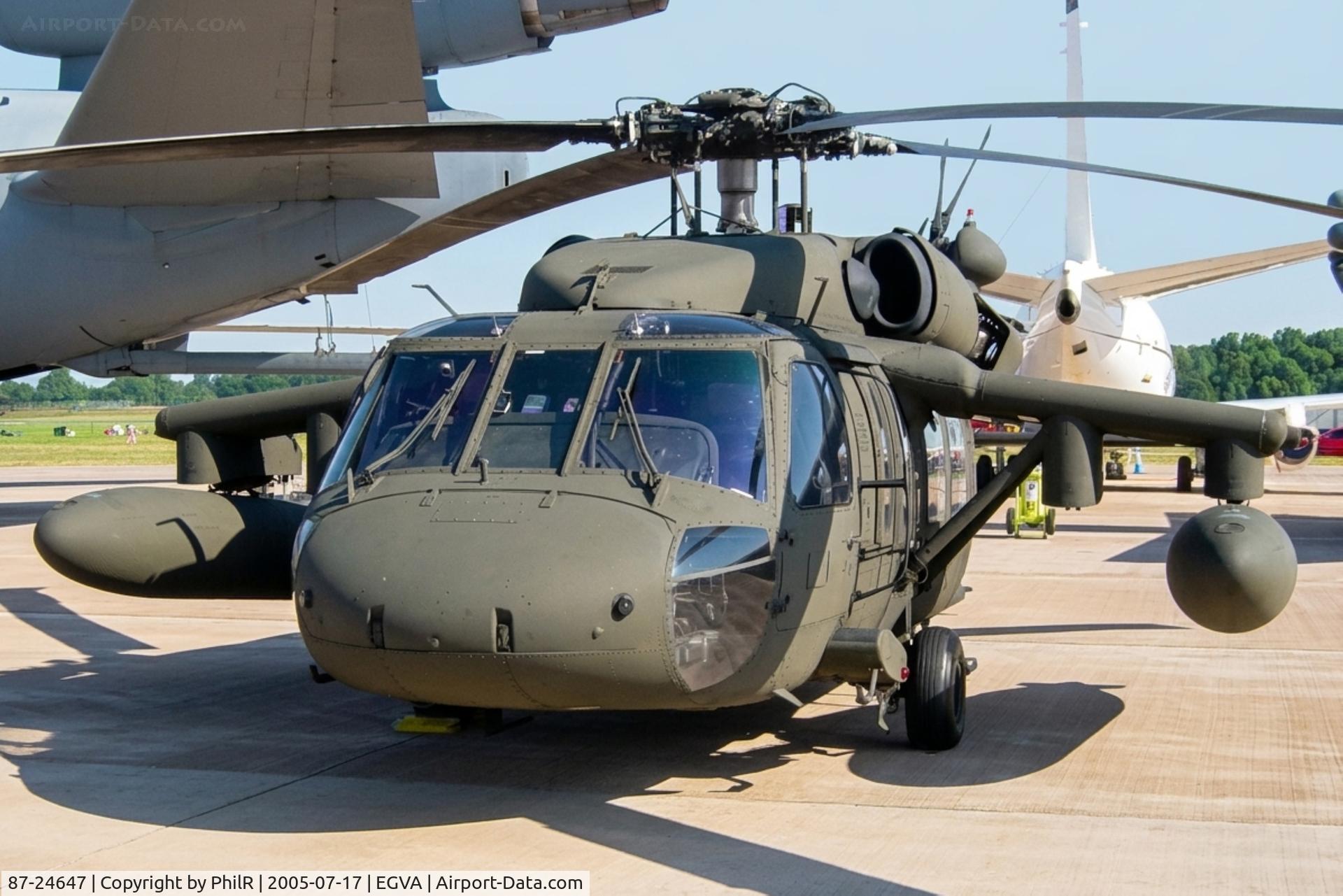 87-24647, Sikorsky UH-60A Black Hawk C/N 70.1187, 87-24647 1987 Sikorsky UH-60A Black Hawk US Army RIAT 
