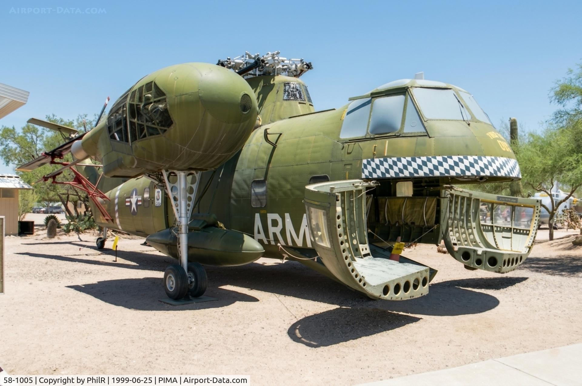 58-1005, 1958 Sikorsky CH-37B Mojave C/N 17850, 58-1005 1958 Sikorsky CH-37B Mojave US Army Pima 
