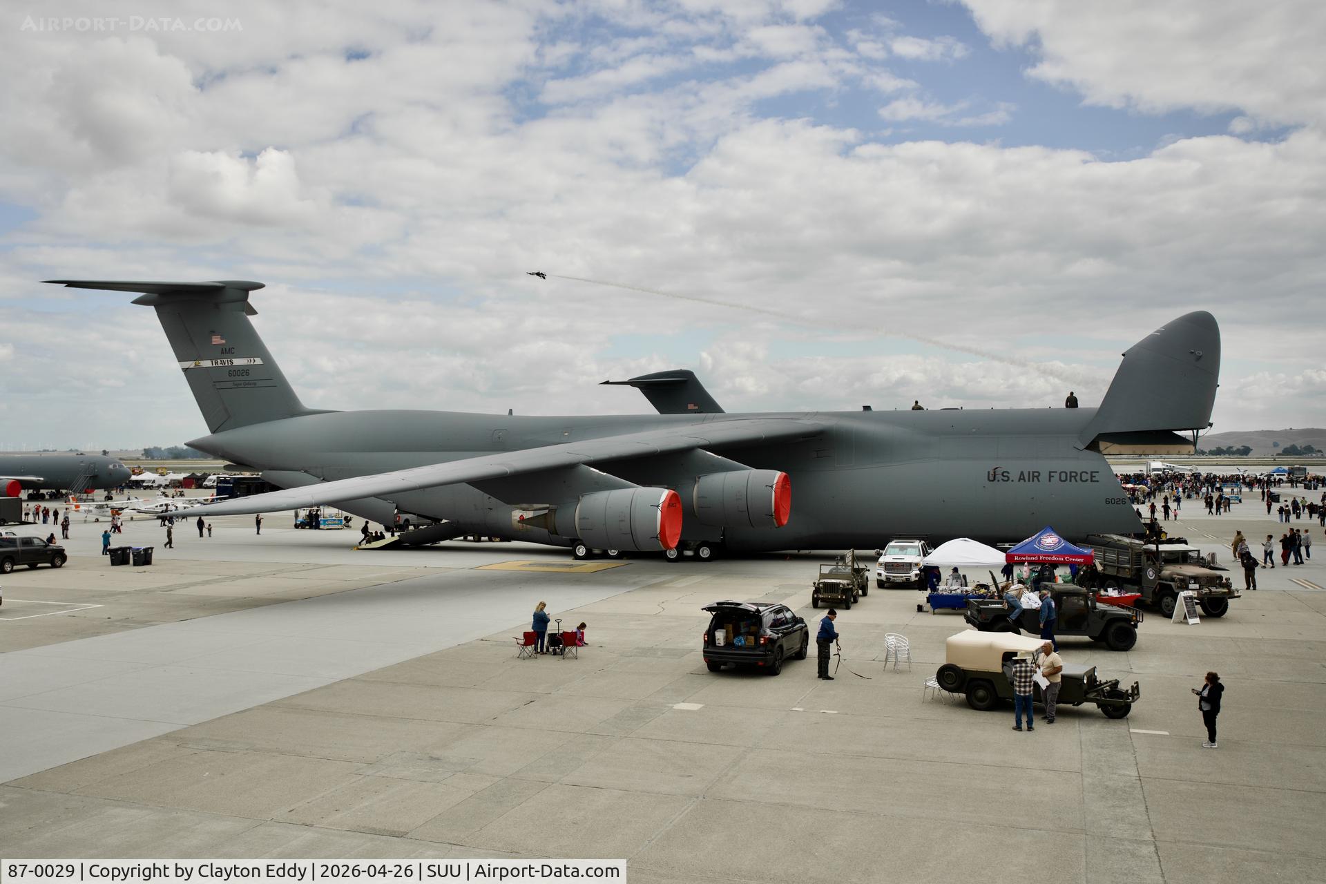 87-0029, 1987 Lockheed C-5B Galaxy C/N 500-0115, Wings Over Solano Airshow Travis AFB in California 2026