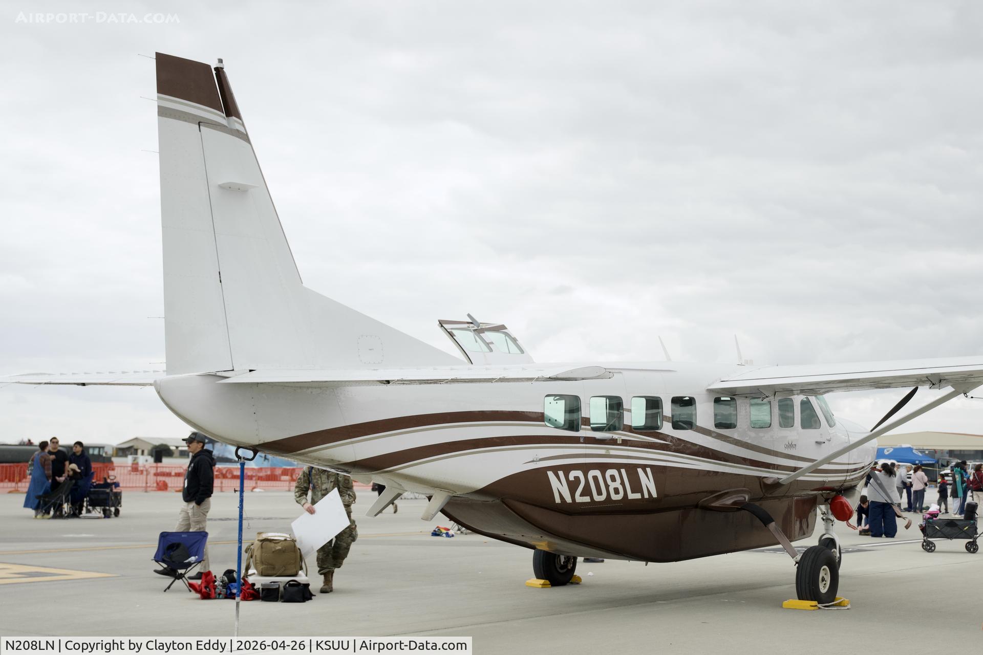 N208LN, 2017 Textron Aviation Inc. (Cessna) 208B Grand Caravan EX C/N 208B5413, Wings Over Solano Airshow Travis AFB in California 2026