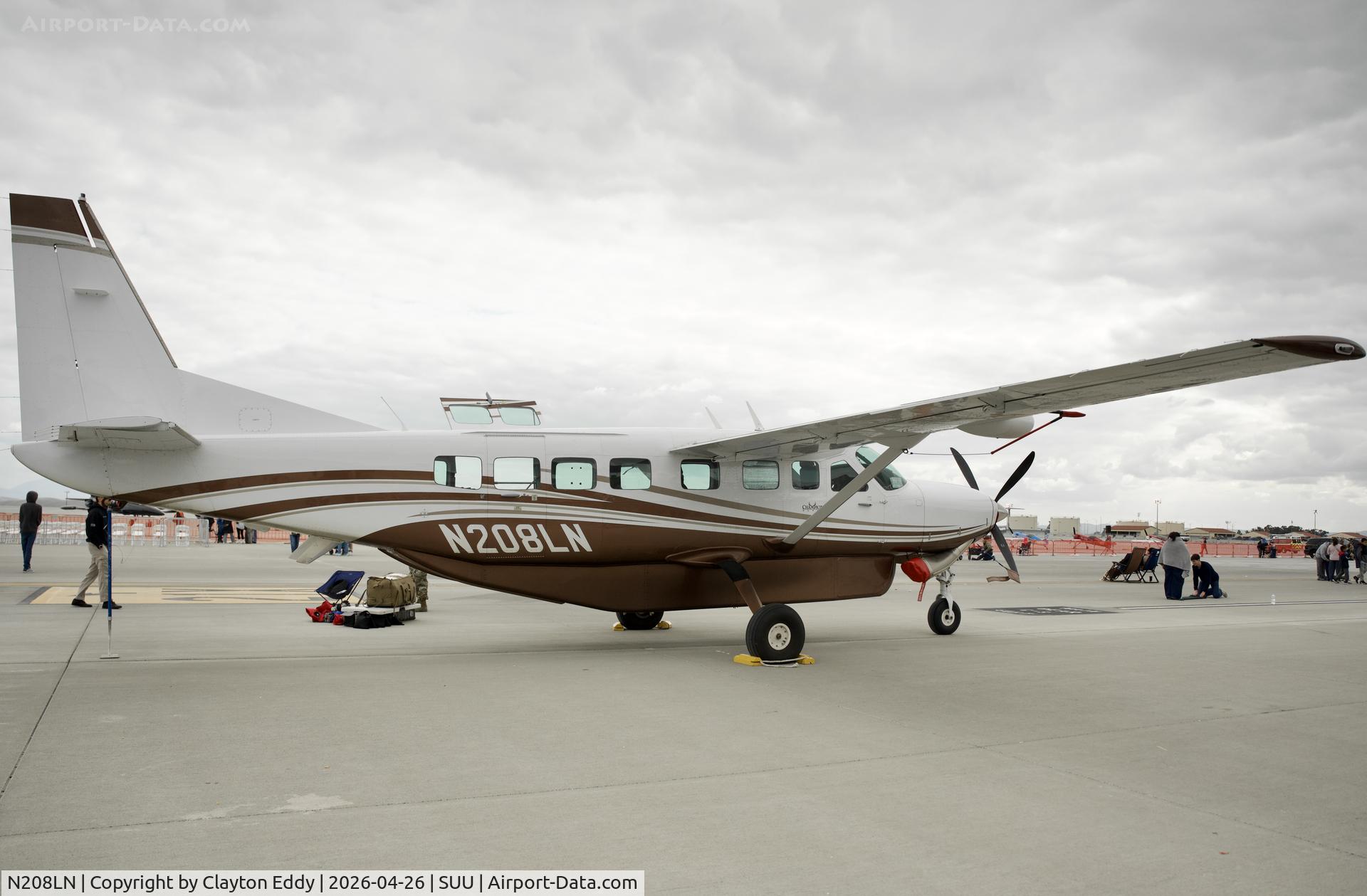 N208LN, 2017 Textron Aviation Inc. (Cessna) 208B Grand Caravan EX C/N 208B5413, Wings Over Solano Airshow Travis AFB in California 2026