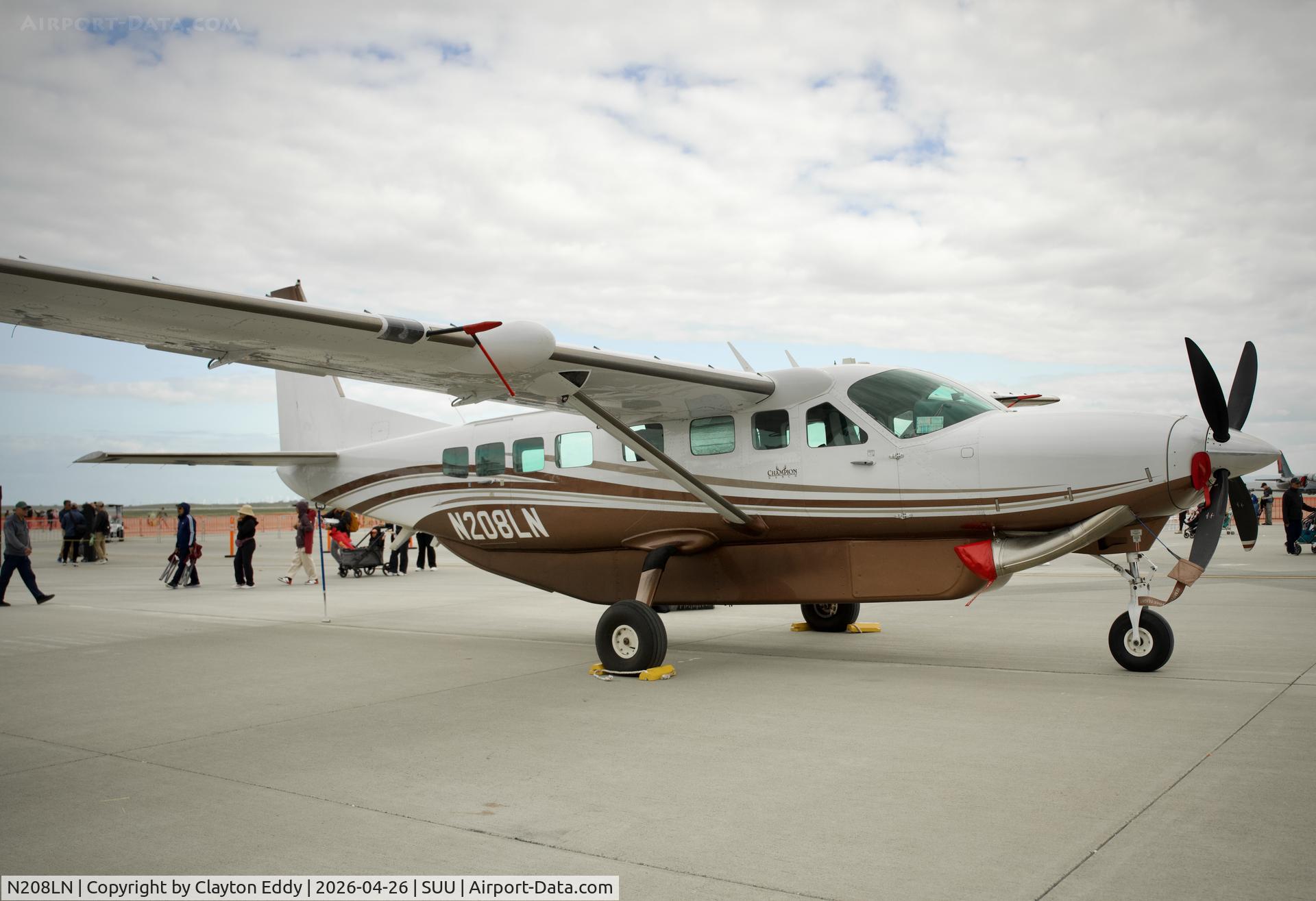 N208LN, 2017 Textron Aviation Inc. (Cessna) 208B Grand Caravan EX C/N 208B5413, Wings Over Solano Airshow Travis AFB in California 2026
