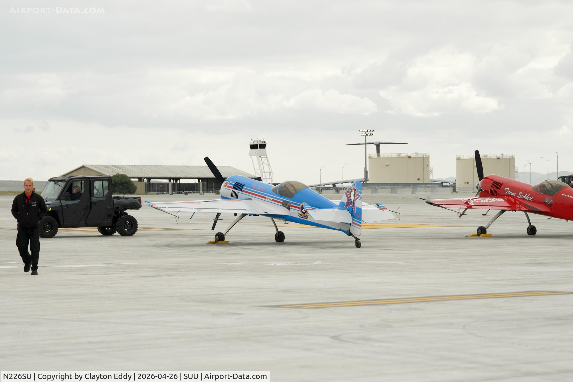 N226SU, 1993 Sukhoi Su-26 C/N 05-08, Wings Over Solano Airshow Travis AFB in California 2026.