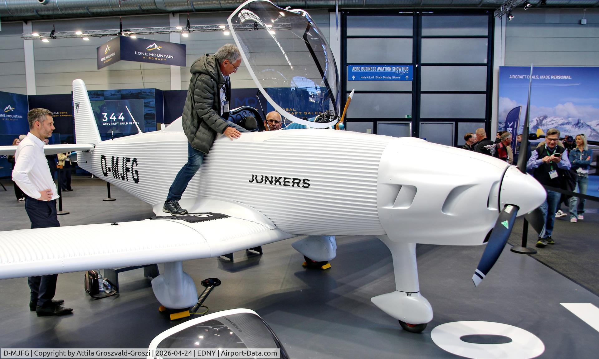 D-MJFG, 2025 Junkers A-60, EDNY - Bodensee Airport Friedrichshafen, Germany. AERO 2026