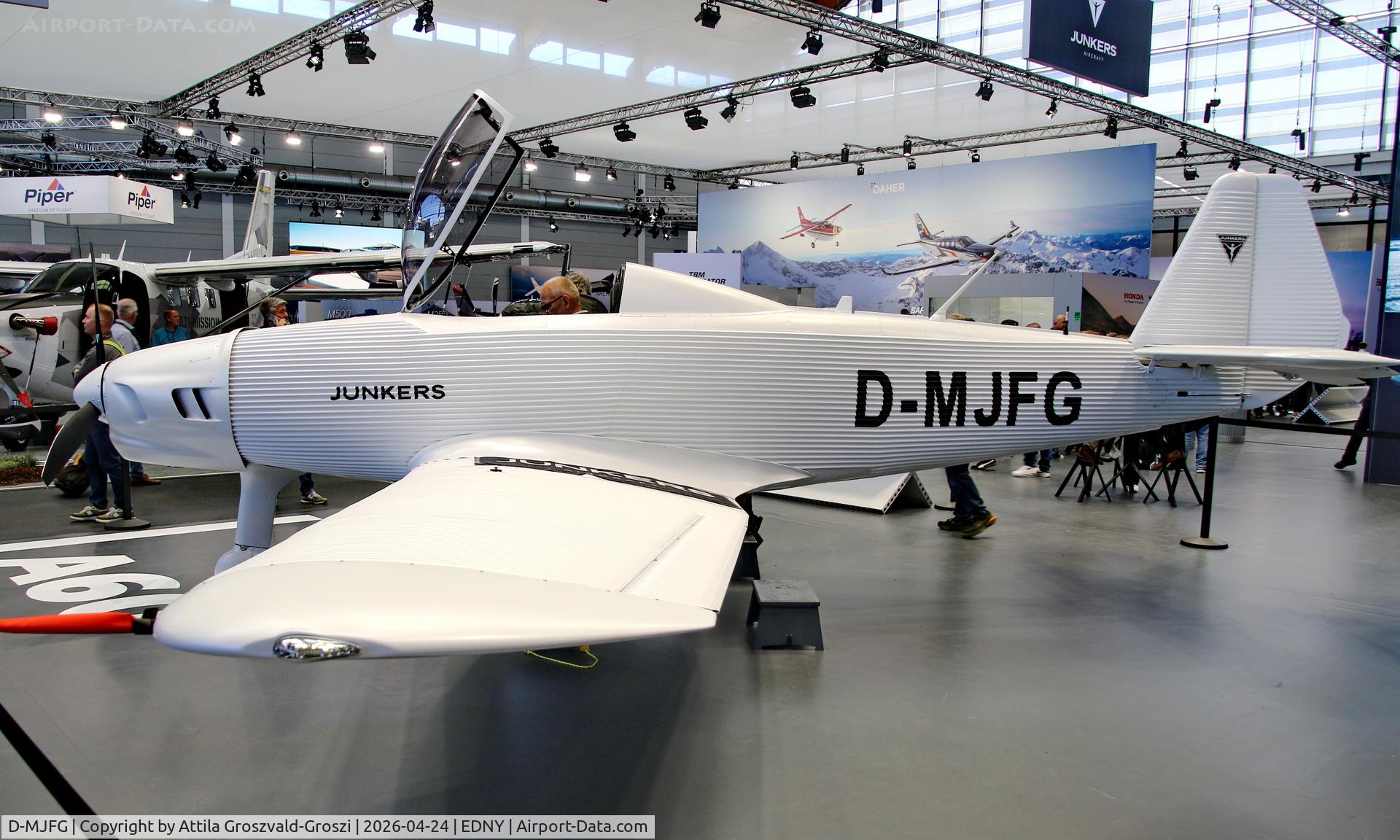 D-MJFG, 2025 Junkers A-60, EDNY - Bodensee Airport Friedrichshafen, Germany. AERO 2026