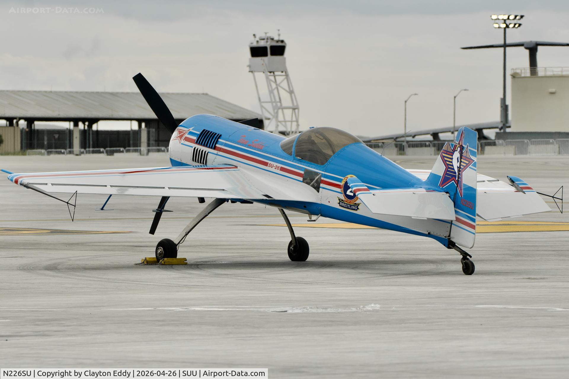 N226SU, 1993 Sukhoi Su-26 C/N 05-08, Wings Over Solano Airshow Travis AFB in California 2026