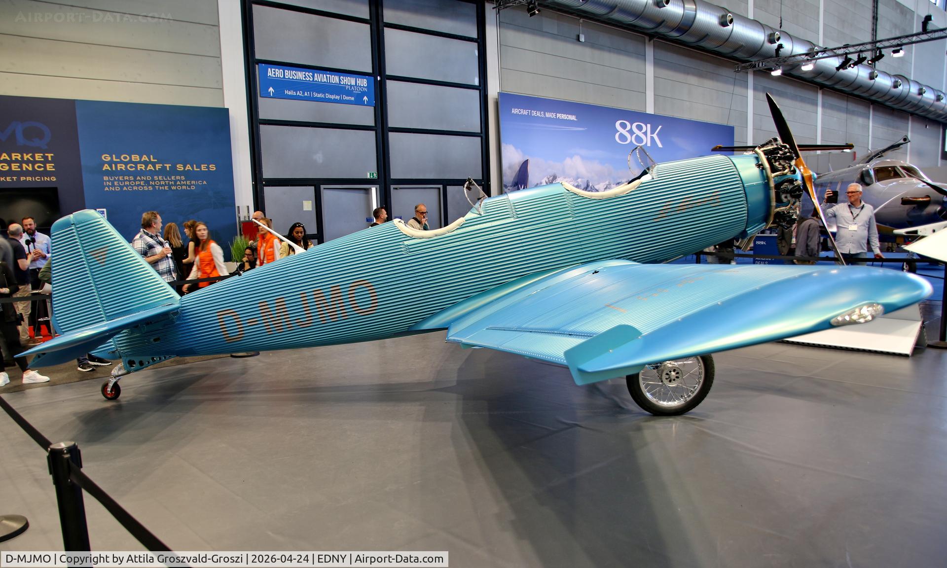 D-MJMO, 2025 Junkers A50 Heritage C/N ., EDNY - Bodensee Airport Friedrichshafen, Germany. AERO 2026