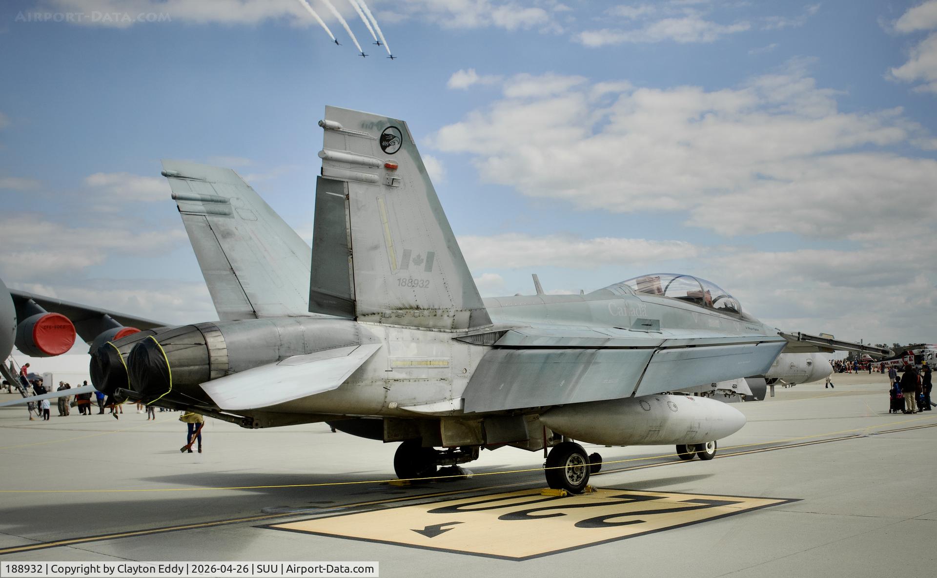 188932, 1988 McDonnell Douglas CF-188B Hornet C/N 706/B103, Wings Over Solano Airshow Travis AFB in California 2026