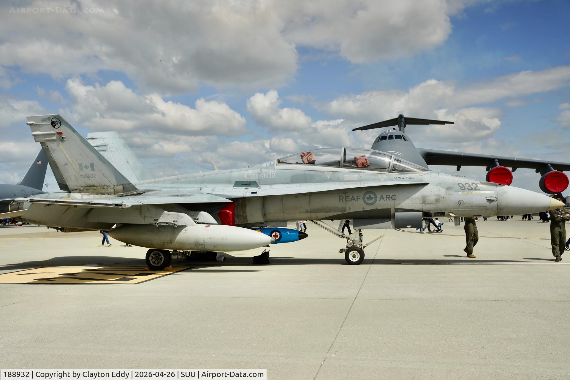 188932, 1988 McDonnell Douglas CF-188B Hornet C/N 706/B103, Wings Over Solano Airshow Travis AFB in California 2026