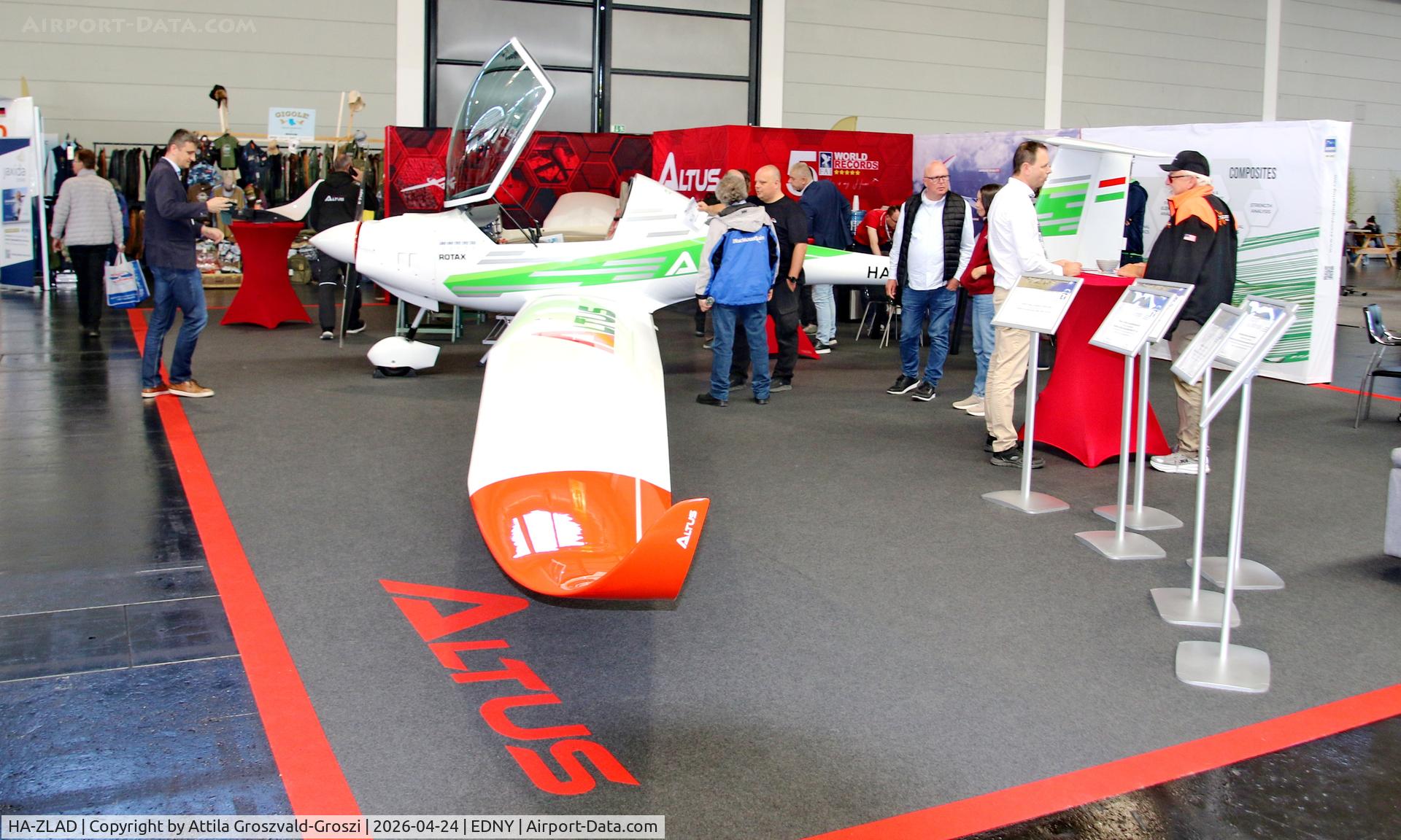 HA-ZLAD, 2025 Altus Aero Altus ST C/N 003, EDNY - Bodensee Airport Friedrichshafen, Germany. AERO 2026